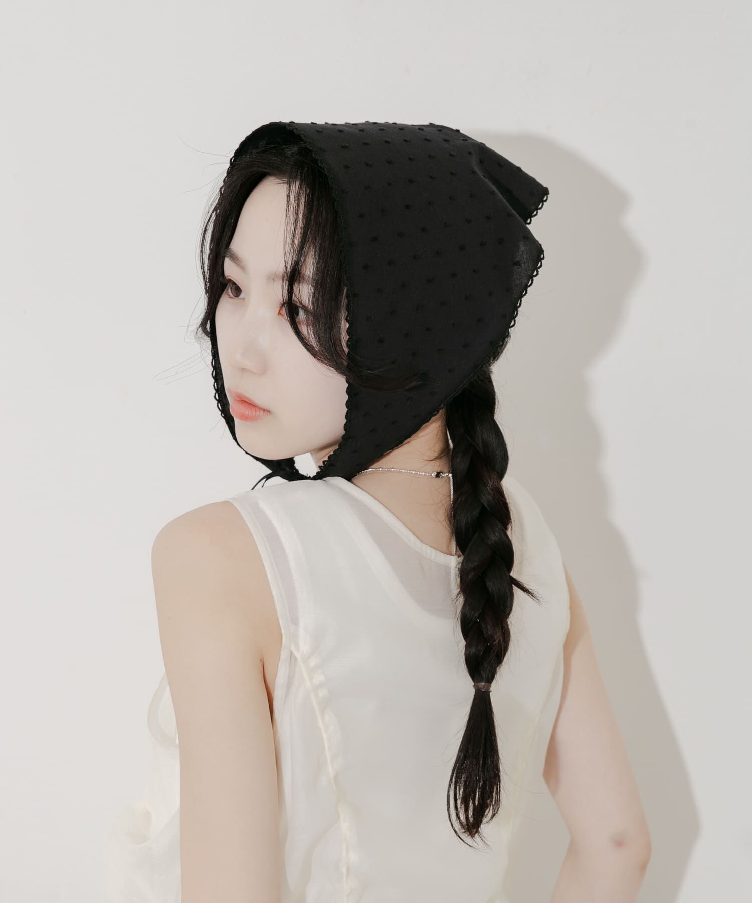 SMELLY「ドットバブーシュカ」|バンダナ・スカーフ|