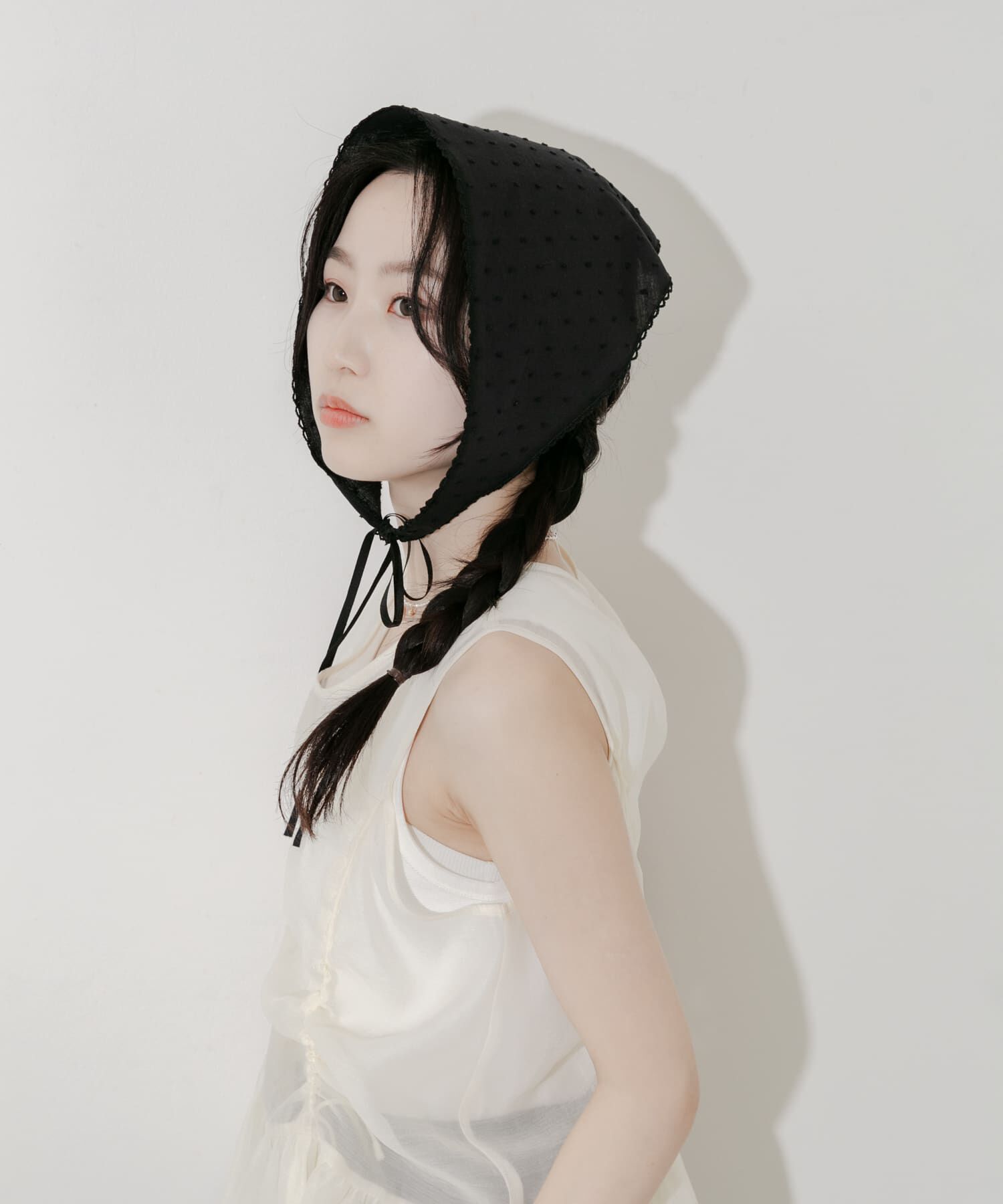 SMELLY「ドットバブーシュカ」|バンダナ・スカーフ|