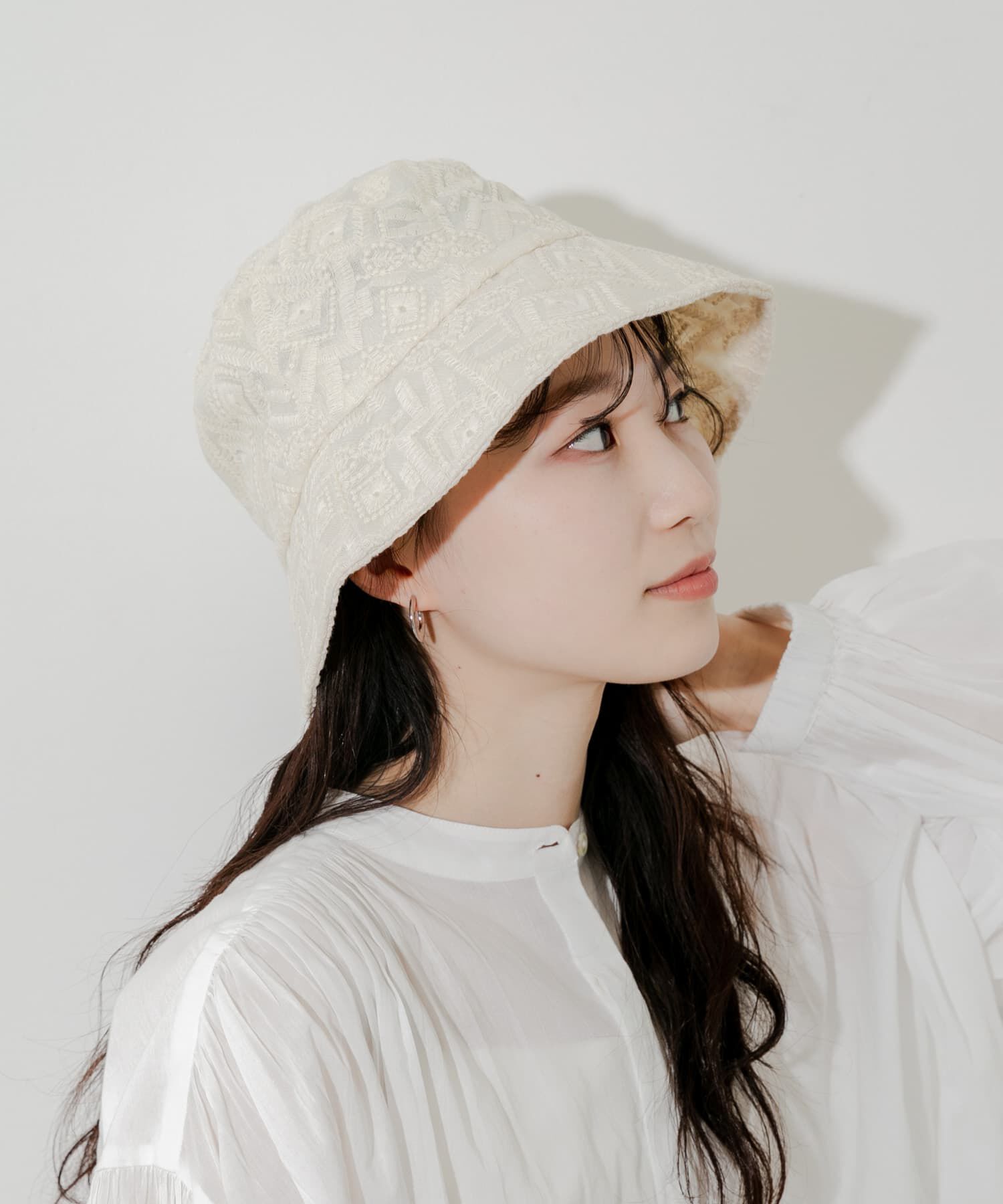 SMELLY「レースバケットハット」|ハット|