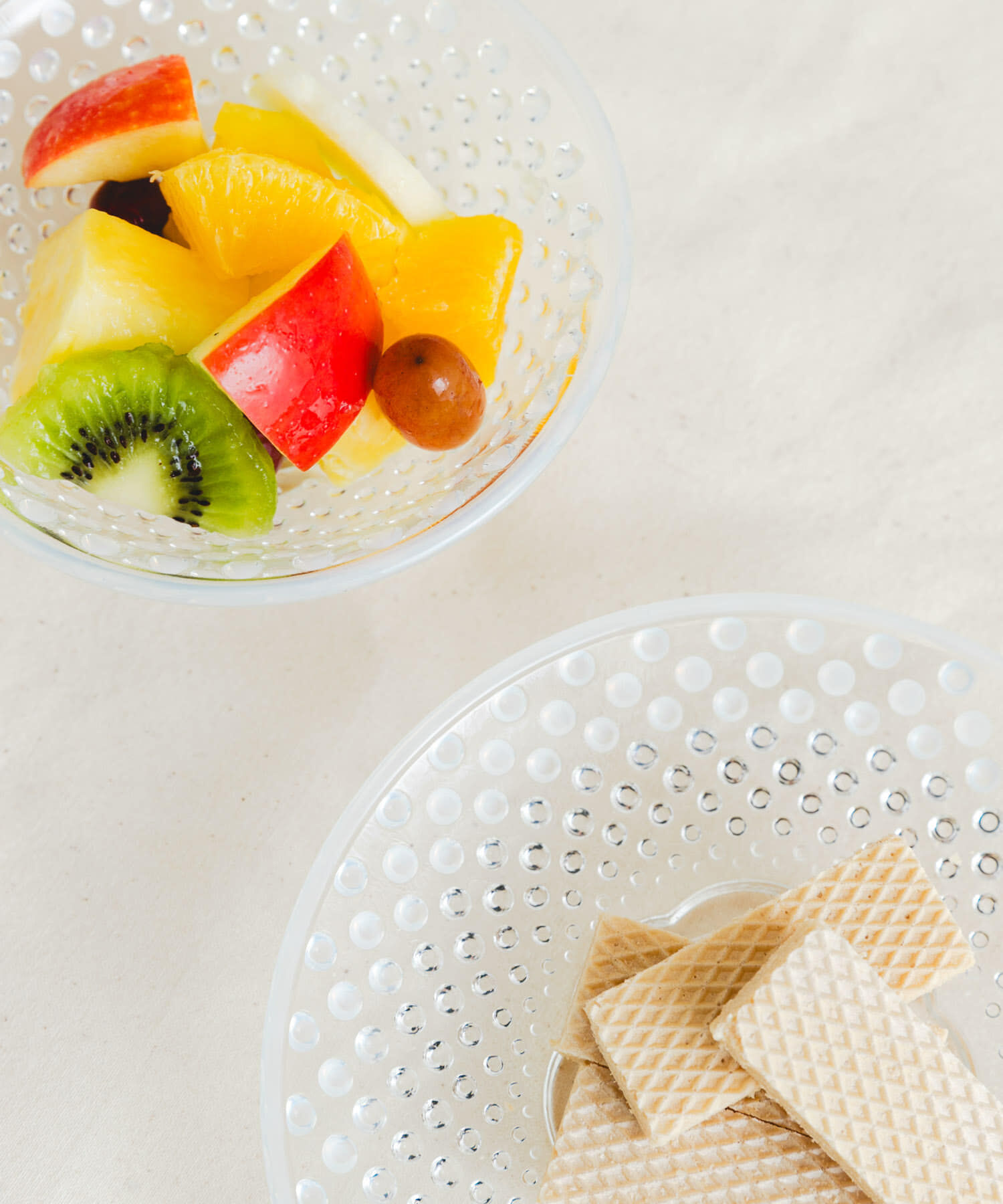 URBAN RESEARCH「『WEB限定』廣田硝子　あられ小皿　白色」|食器・キッチングッズ|