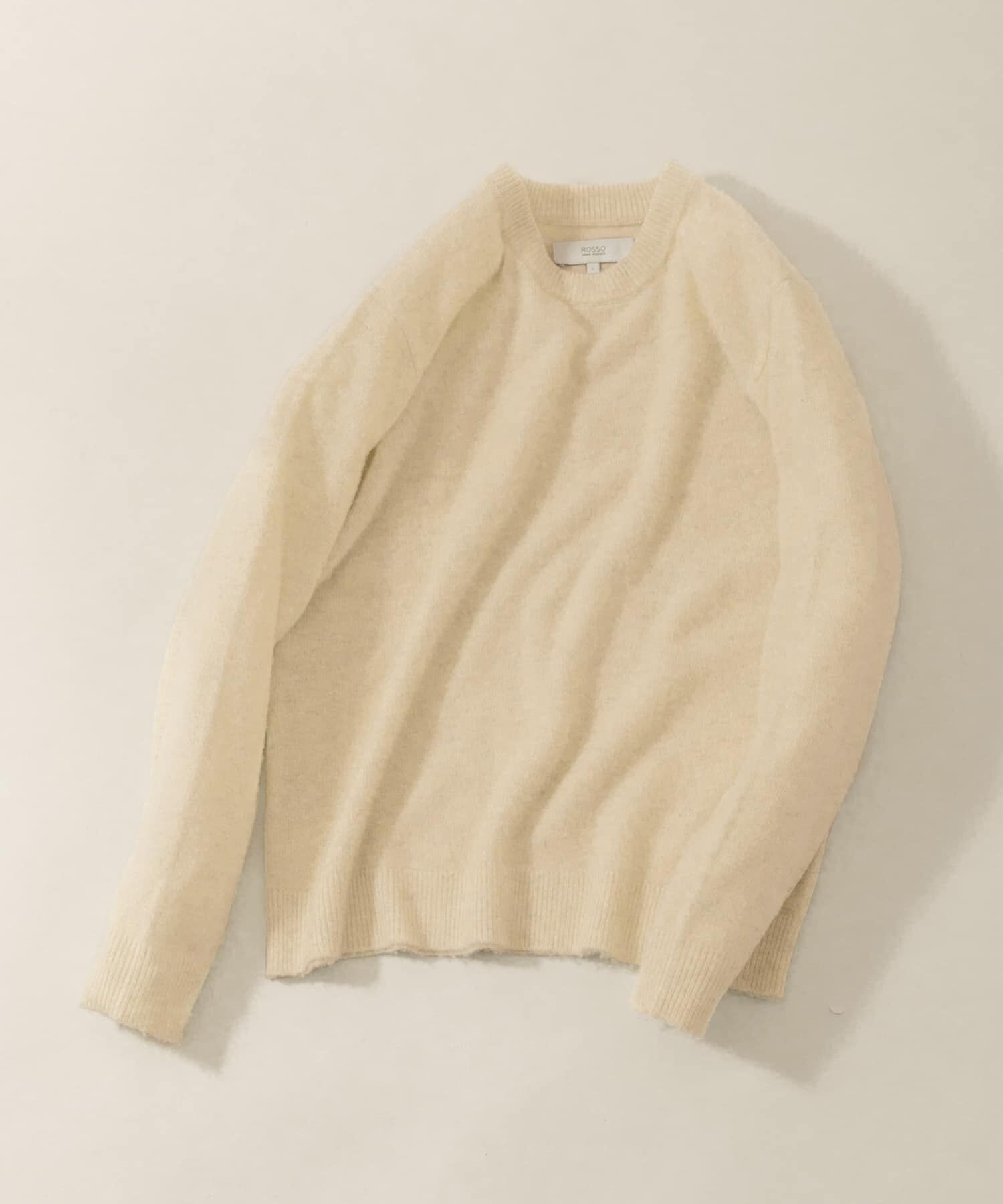 URBAN RESEARCH ROSSO「『XLサイズあり』ウールシャギーニット」|ニット・セーター|アイボリー