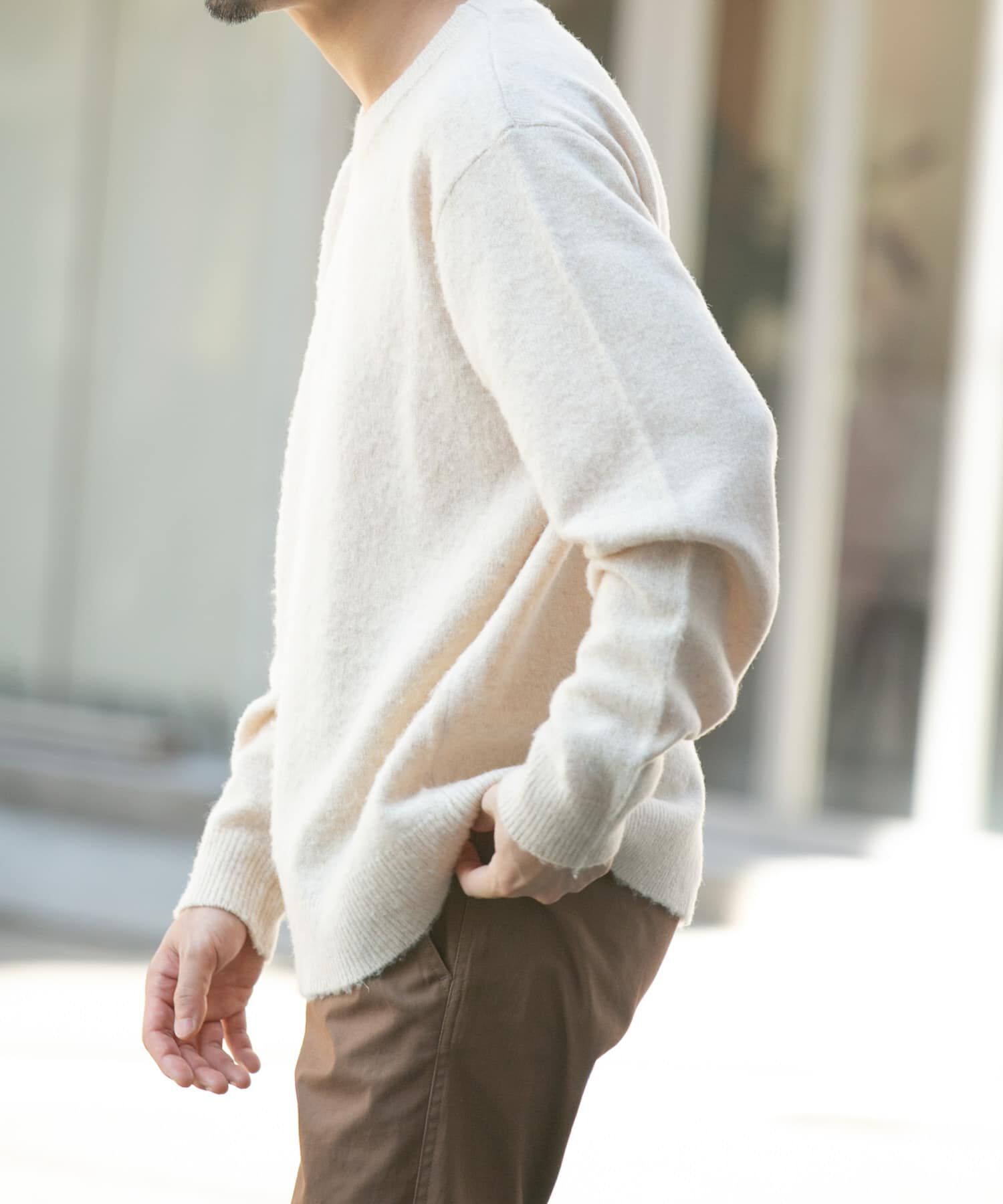 URBAN RESEARCH ROSSO「『XLサイズあり』ウールシャギーニット」|ニット・セーター|