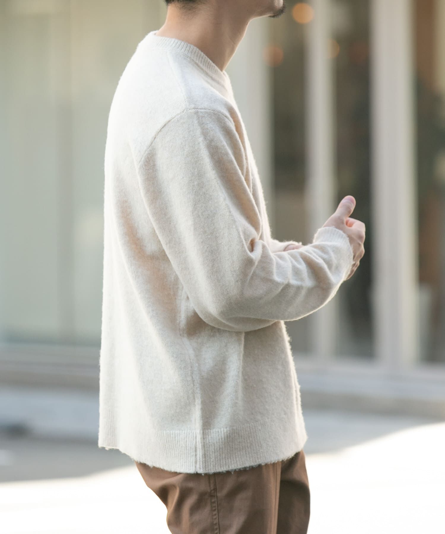 URBAN RESEARCH ROSSO「『XLサイズあり』ウールシャギーニット」|ニット・セーター|