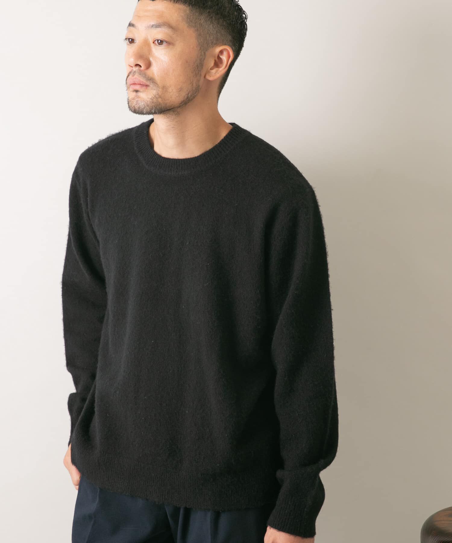 URBAN RESEARCH ROSSO「『XLサイズあり』ウールシャギーニット」|ニット・セーター|