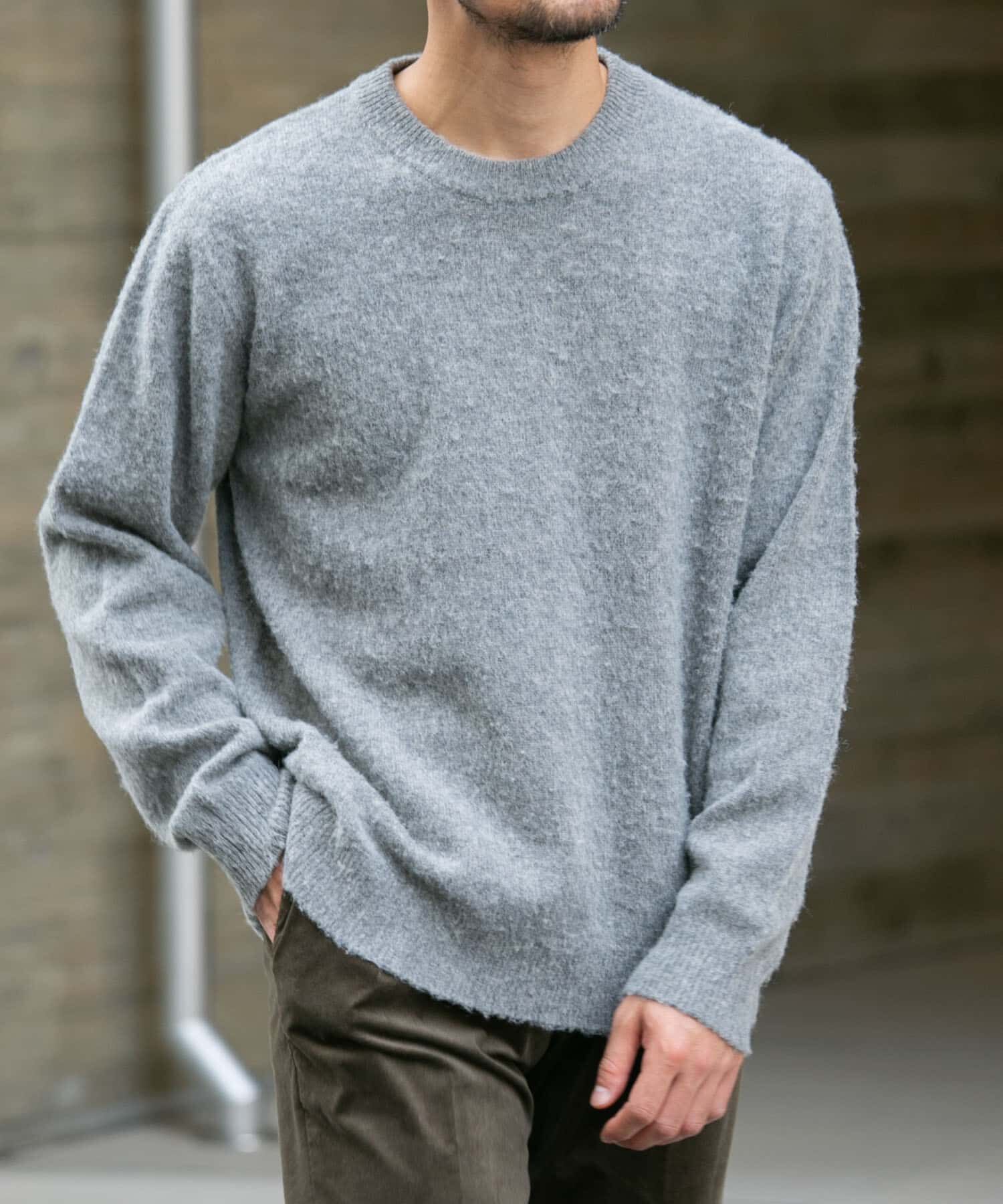 URBAN RESEARCH ROSSO「『XLサイズあり』ウールシャギーニット」|ニット・セーター|