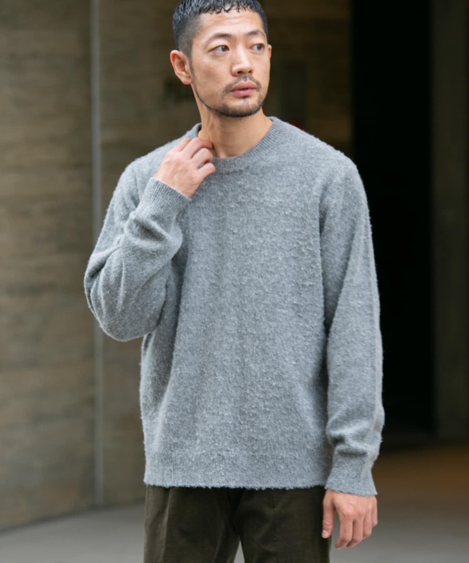 URBAN RESEARCH ROSSO「『XLサイズあり』ウールシャギーニット」|ニット・セーター|