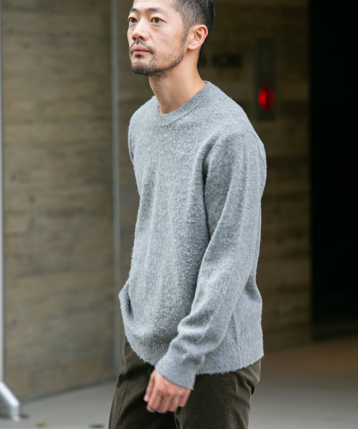 URBAN RESEARCH ROSSO「『XLサイズあり』ウールシャギーニット」|ニット・セーター|