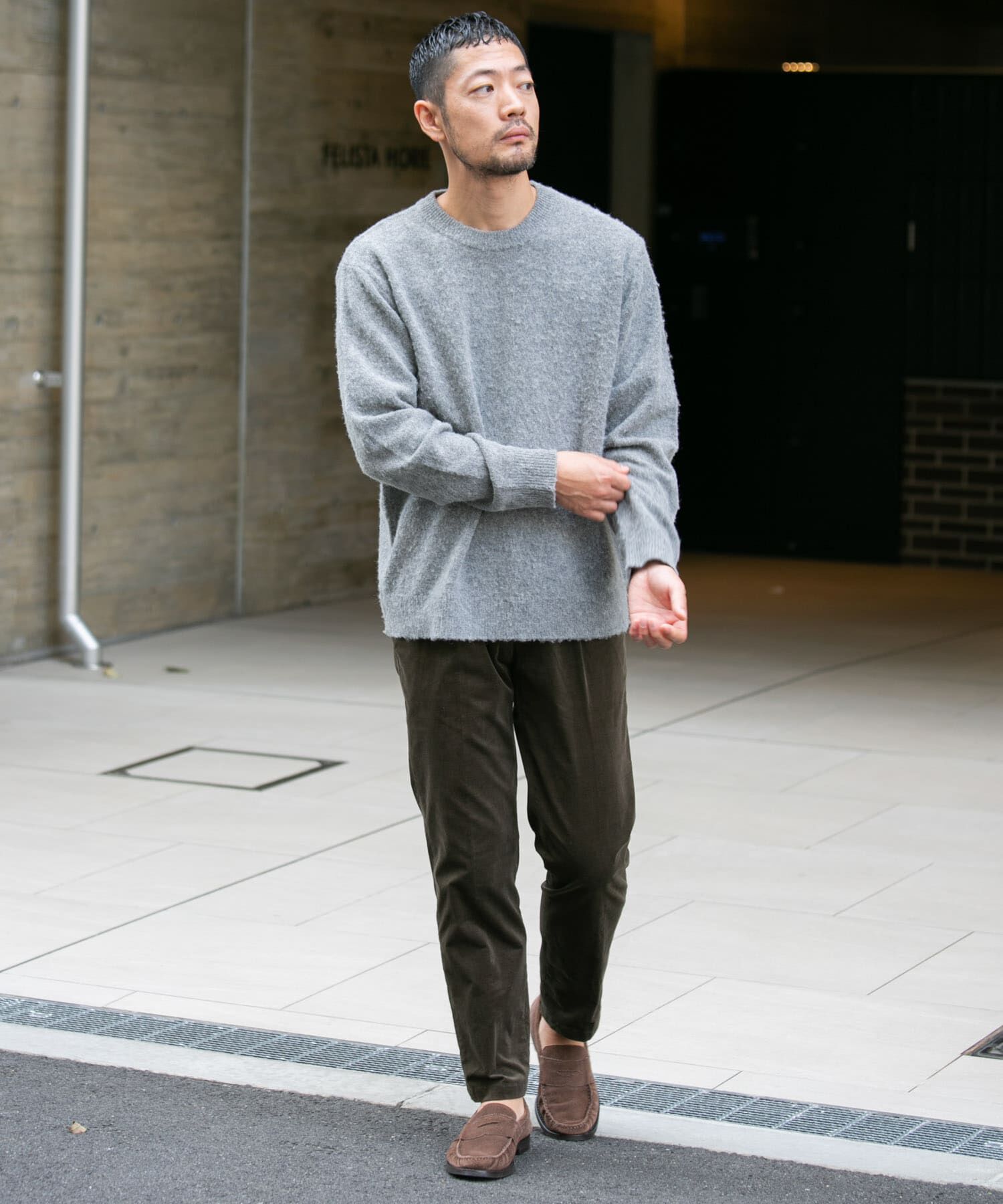 URBAN RESEARCH ROSSO「『XLサイズあり』ウールシャギーニット」|ニット・セーター|