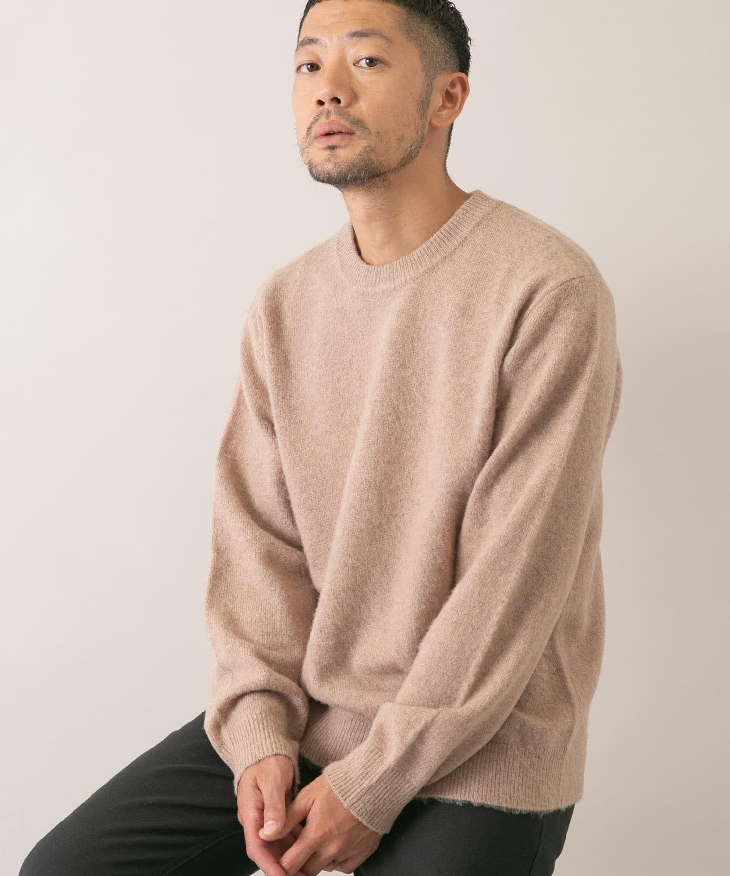 URBAN RESEARCH ROSSO「『XLサイズあり』ウールシャギーニット」|ニット・セーター|