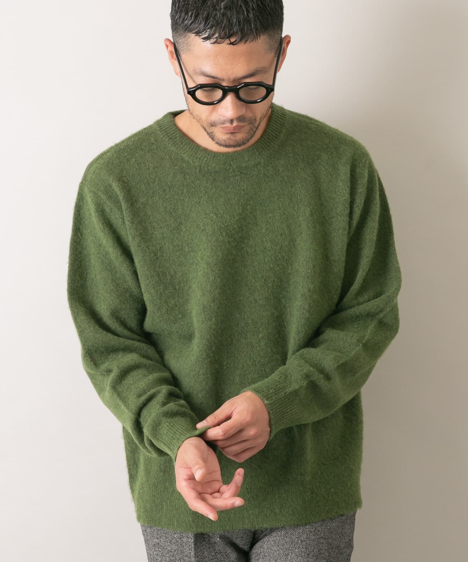 URBAN RESEARCH ROSSO「『XLサイズあり』ウールシャギーニット」|ニット・セーター|