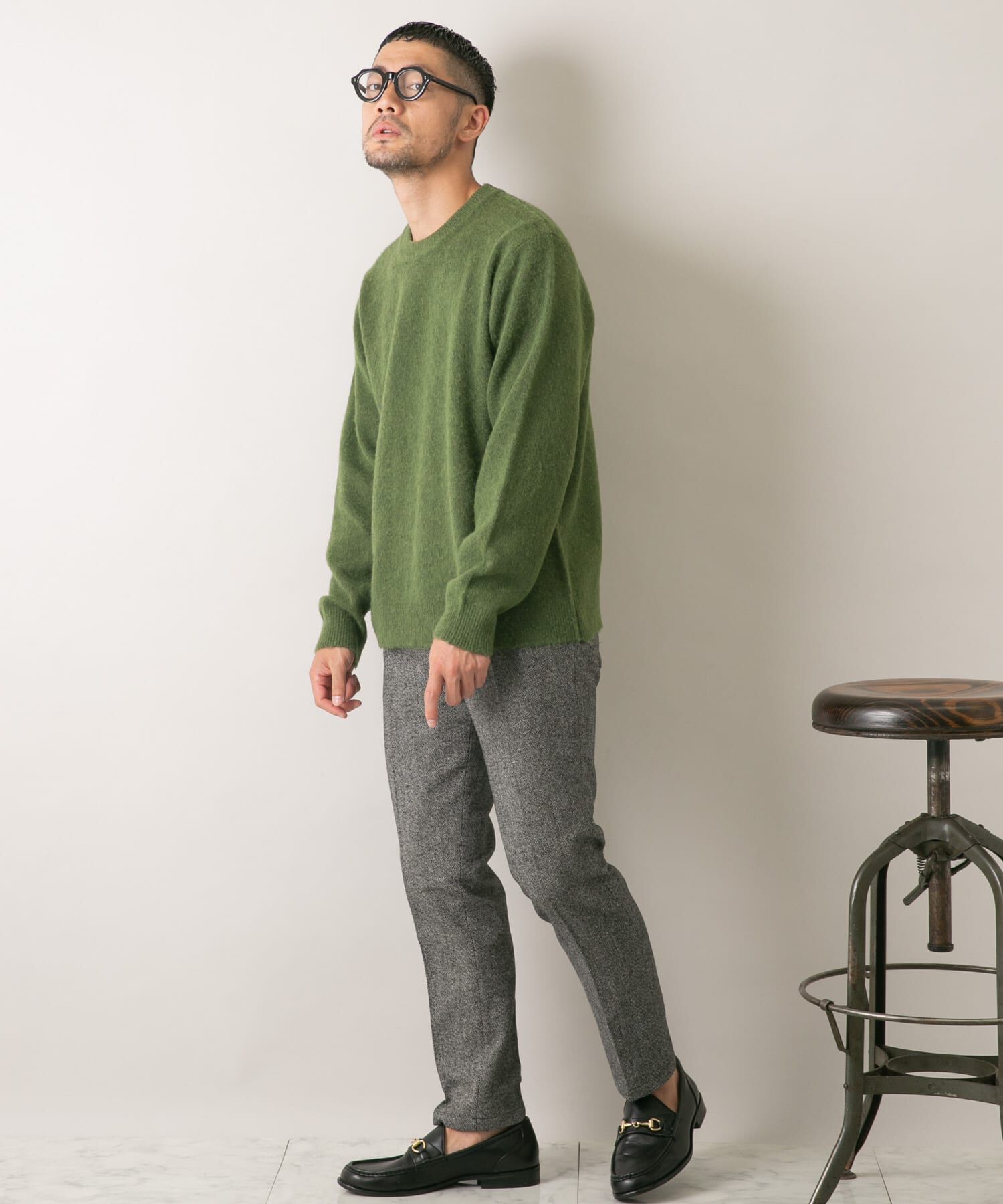 URBAN RESEARCH ROSSO「『XLサイズあり』ウールシャギーニット」|ニット・セーター|