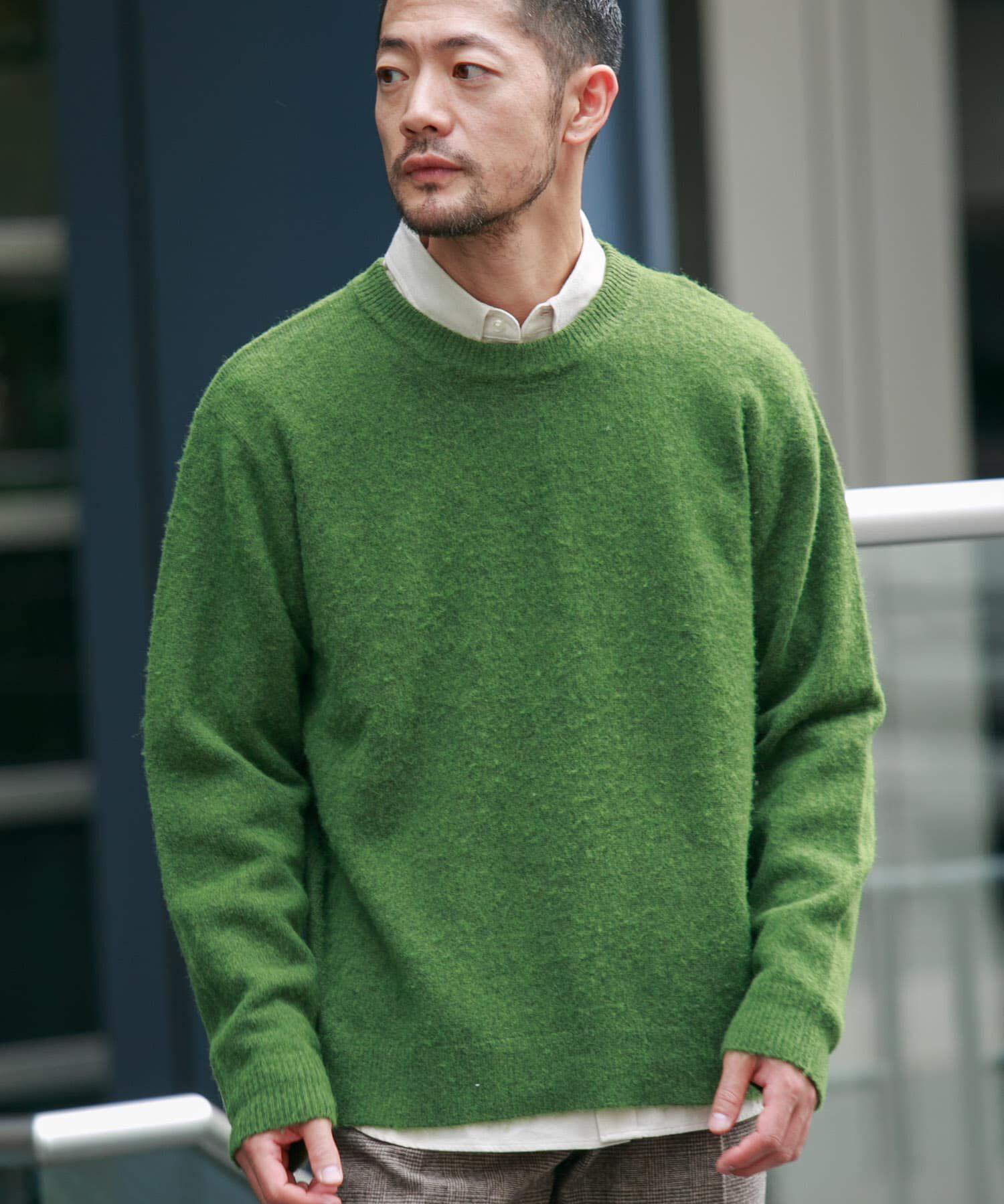 URBAN RESEARCH ROSSO「『XLサイズあり』ウールシャギーニット」|ニット・セーター|