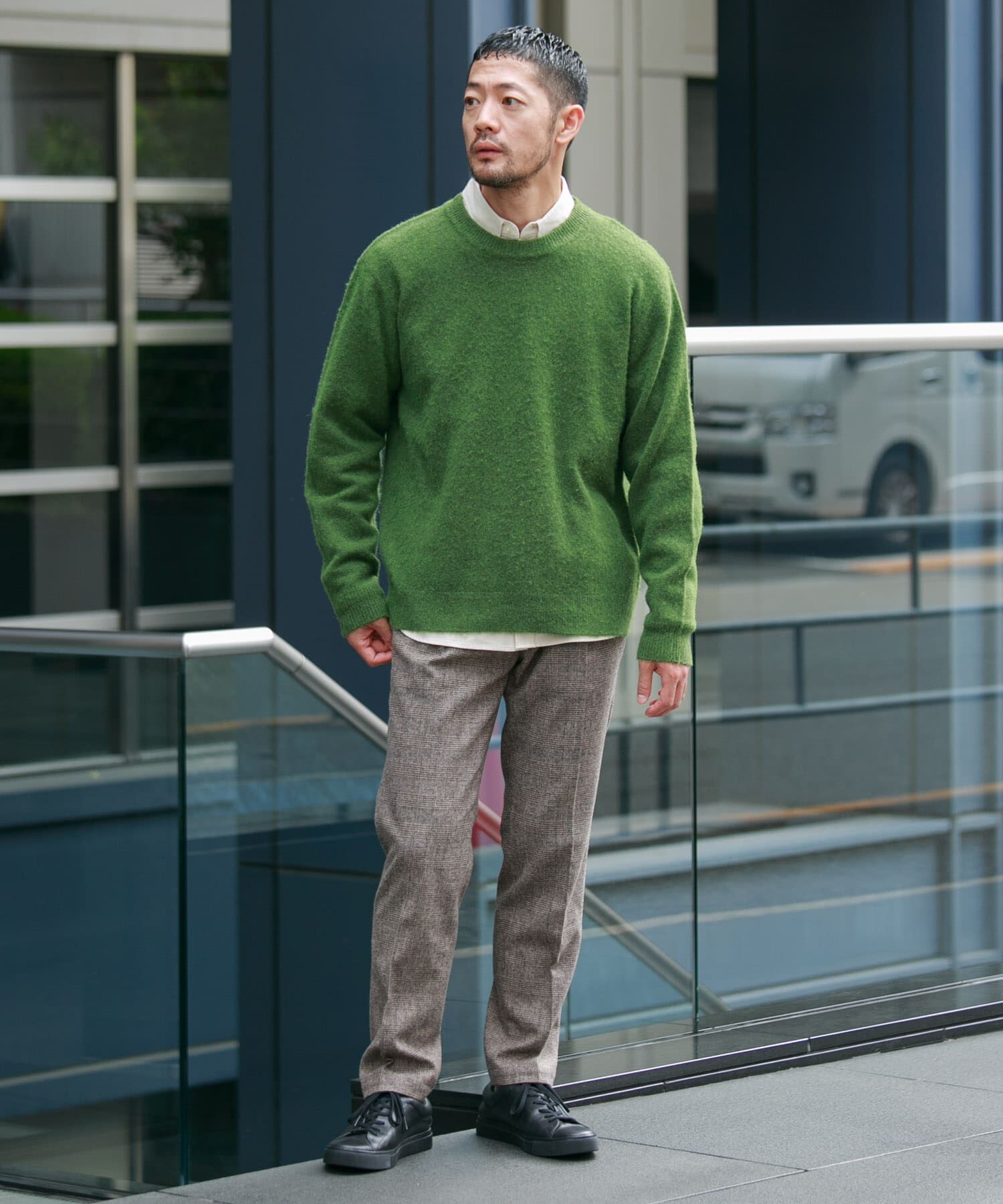 URBAN RESEARCH ROSSO「『XLサイズあり』ウールシャギーニット」|ニット・セーター|