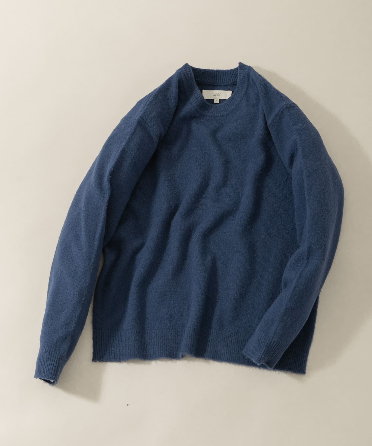 URBAN RESEARCH ROSSO「『XLサイズあり』ウールシャギーニット」|ニット・セーター|ネイビー