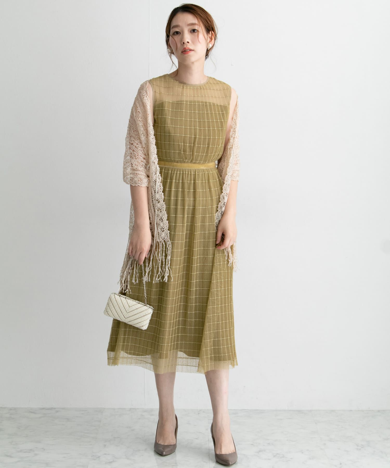 URBAN RESEARCH ROSSO「ボーダーチュールドレス」|ワンピース|