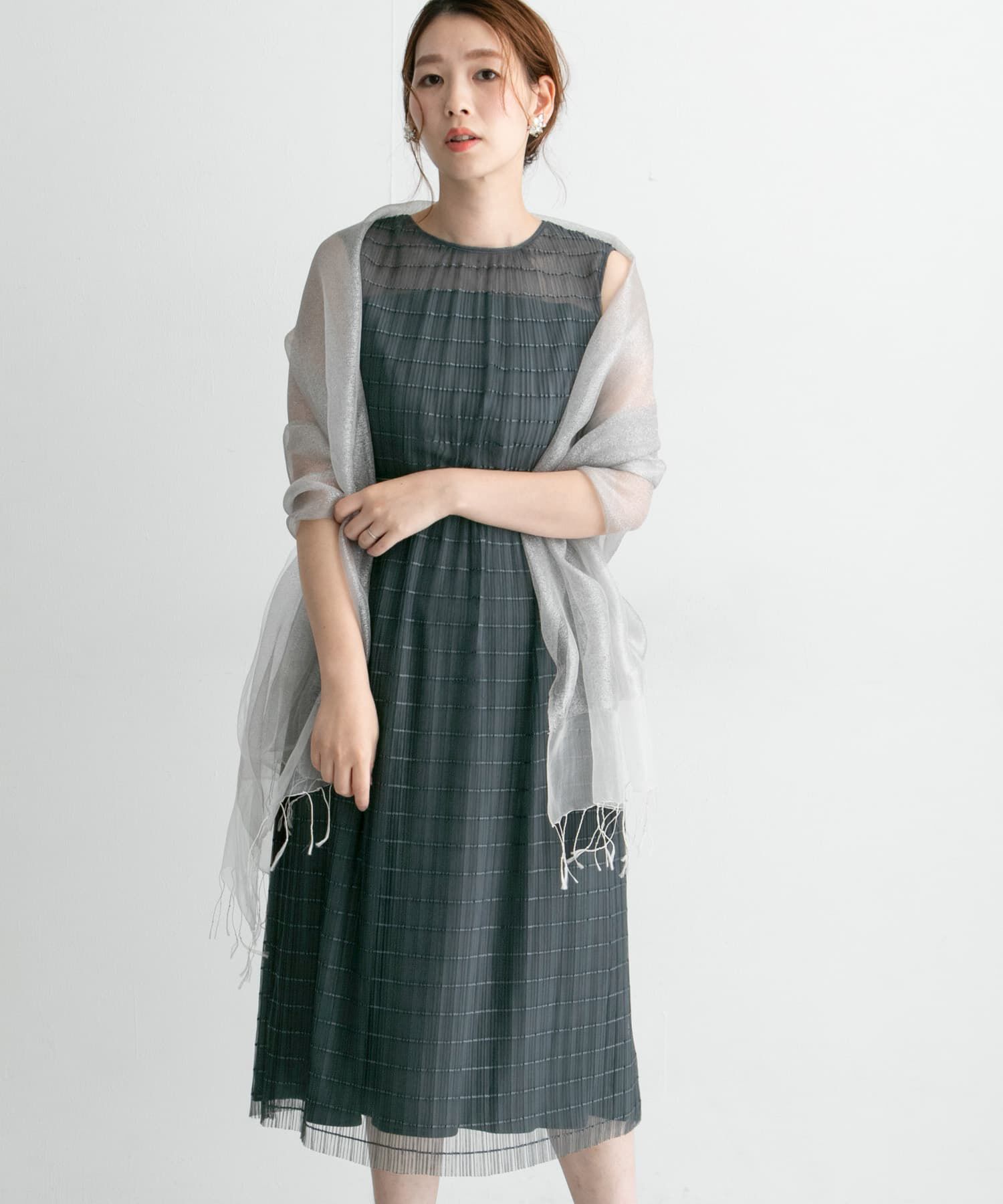 URBAN RESEARCH ROSSO「ボーダーチュールドレス」|ワンピース|