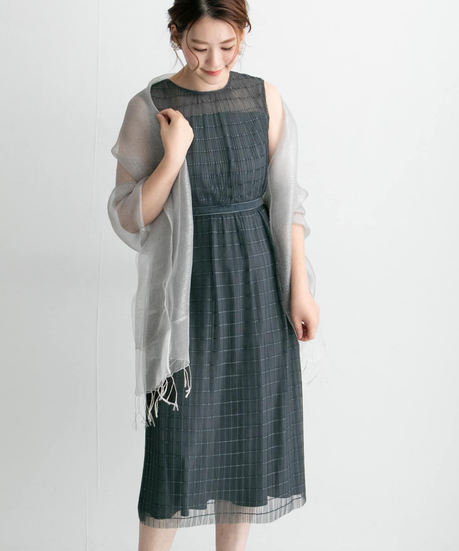 URBAN RESEARCH ROSSO「ボーダーチュールドレス」|ワンピース|