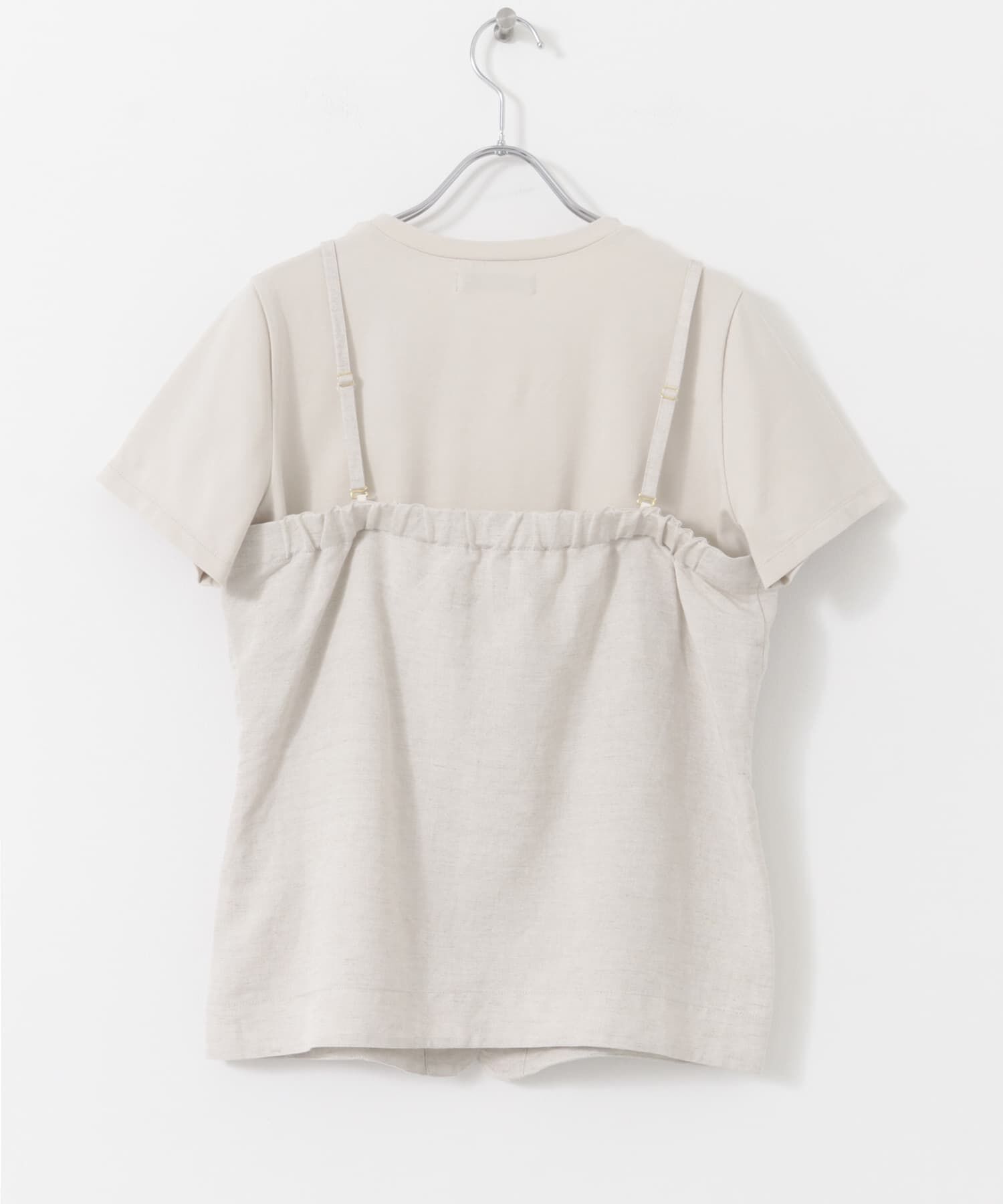 URBAN RESEARCH ROSSO「F by ROSSO　リネン混ビスチェ+半袖Tシャツ」|Tシャツ・カットソー|