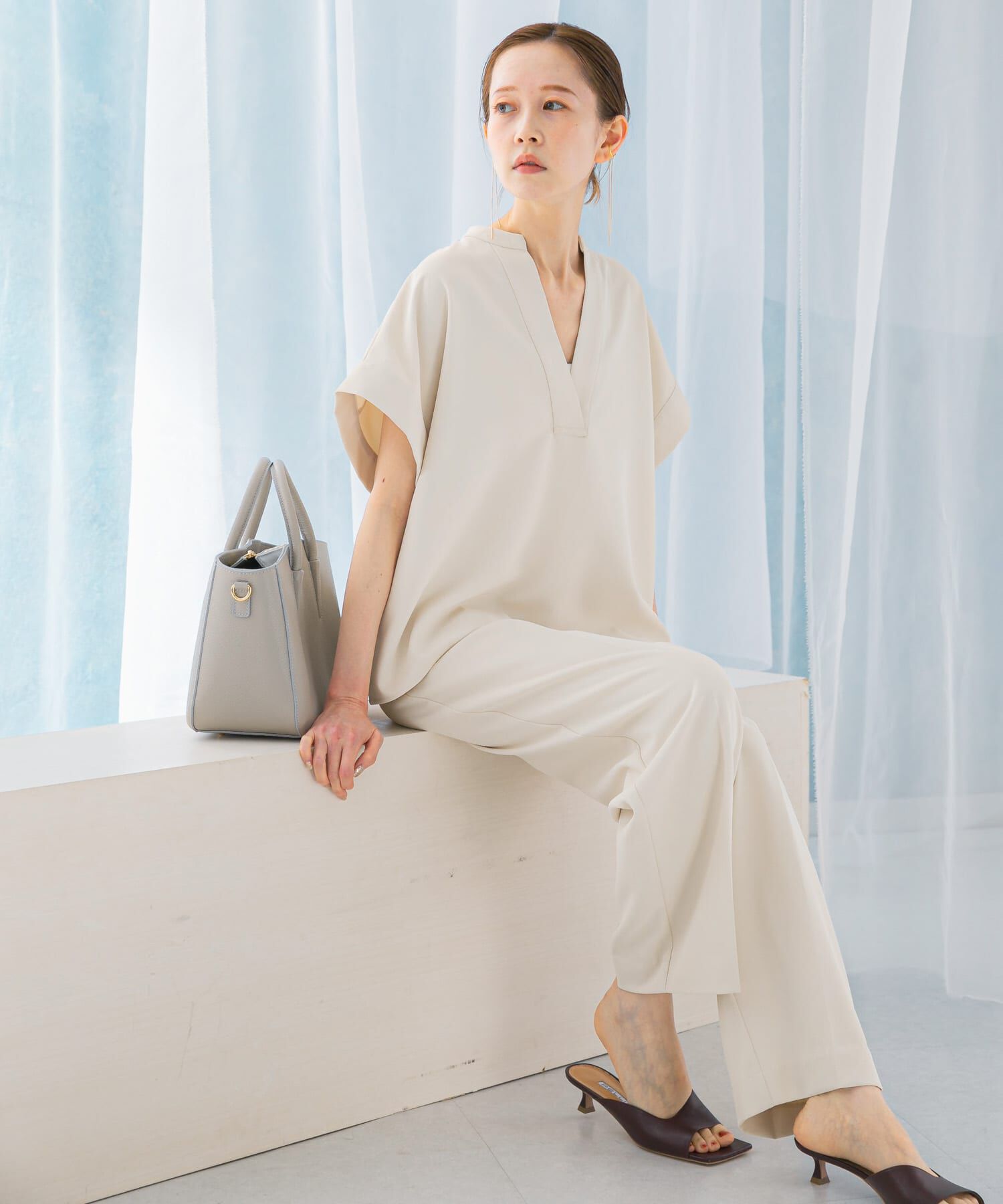 URBAN RESEARCH ROSSO「『WEB/一部店舗限定』『撥水』センタープレスイージーパンツ」|その他|