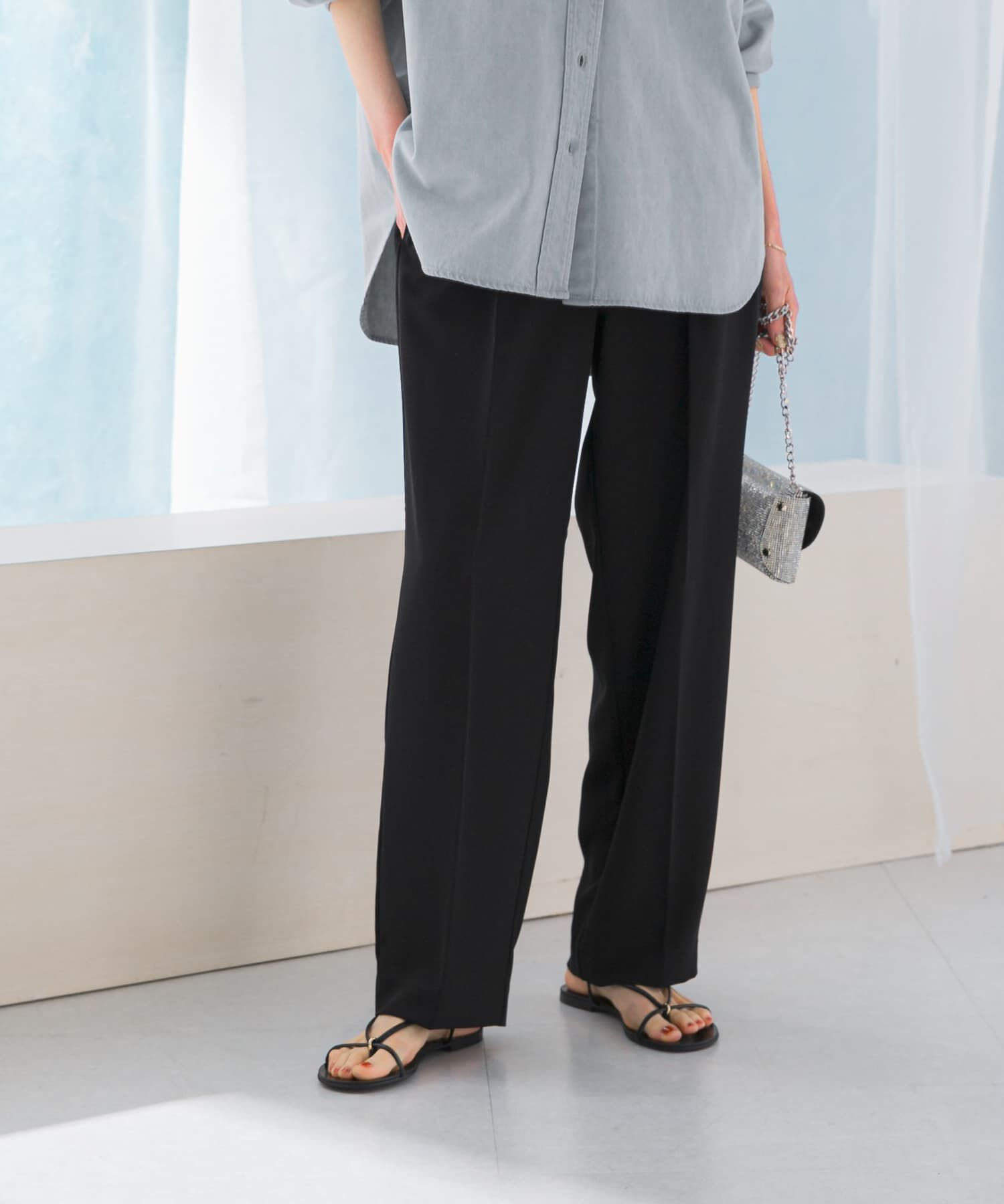 URBAN RESEARCH ROSSO「『WEB/一部店舗限定』『撥水』センタープレスイージーパンツ」|その他|