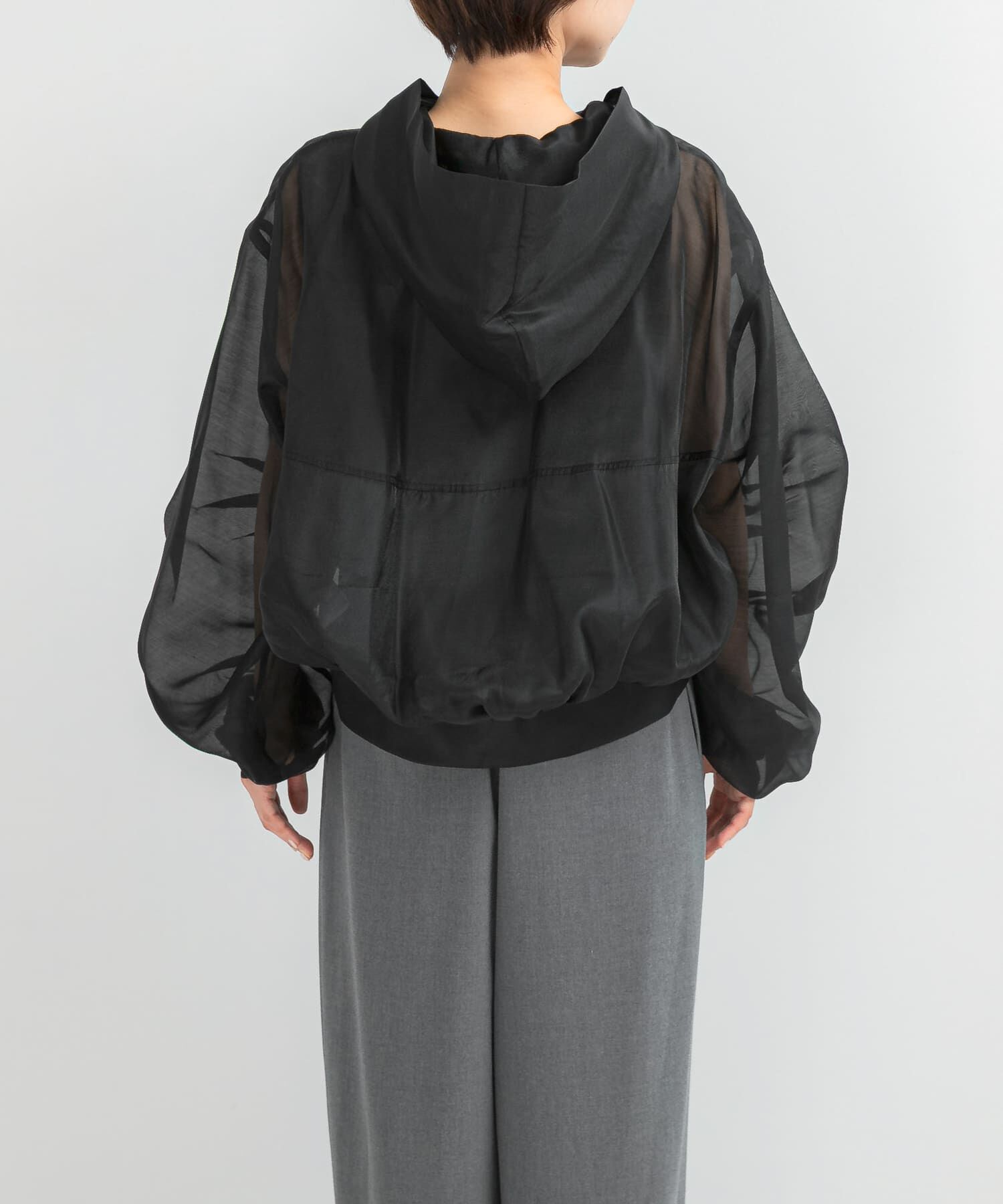 URBAN RESEARCH ROSSO「ELENDEEK　HOODIE SHEER BLOUSON」|ブルゾン・スタジャン|