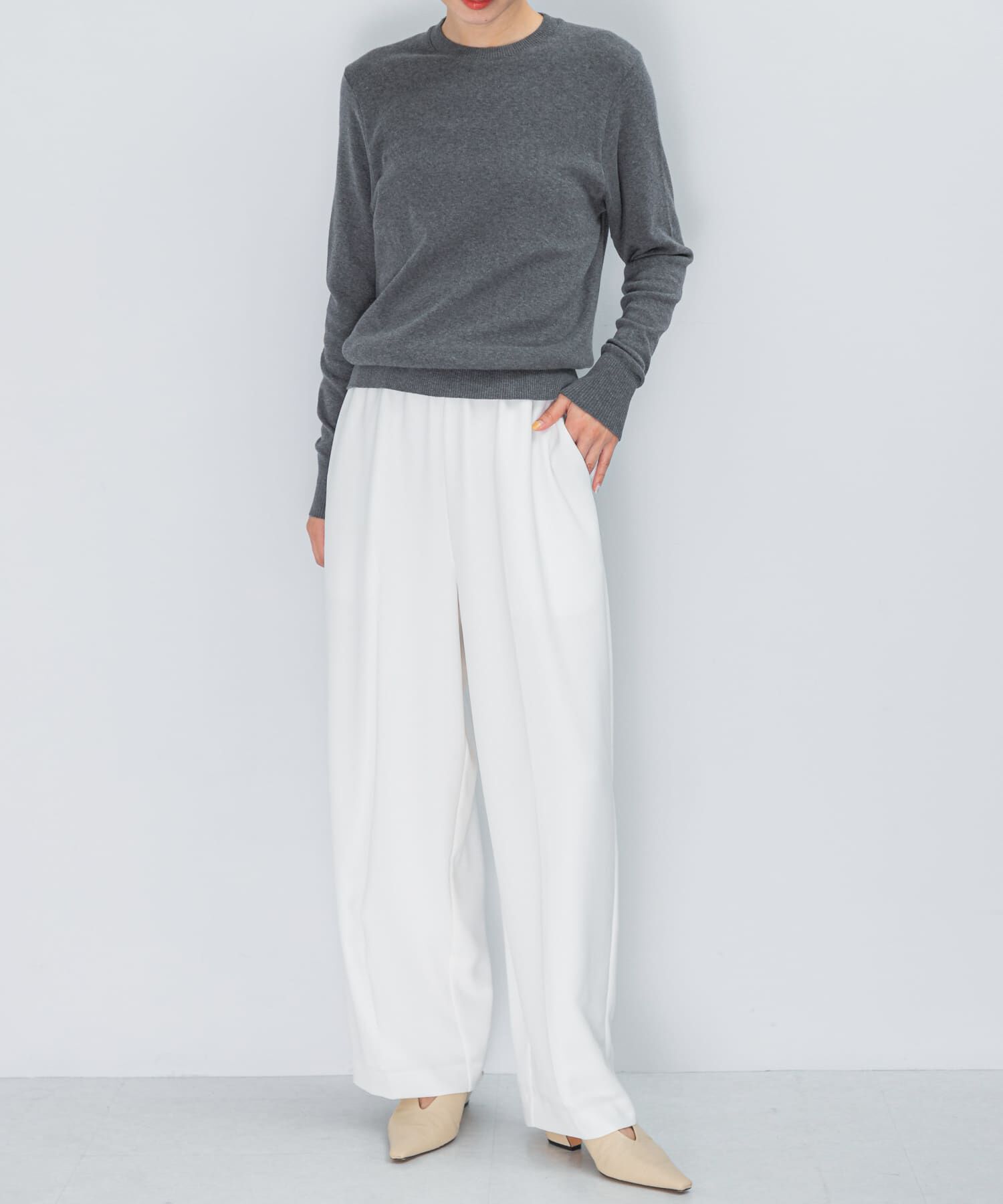 URBAN RESEARCH ROSSO「ELENDEEK　GEORGETTE RELAX PANTS」|その他|