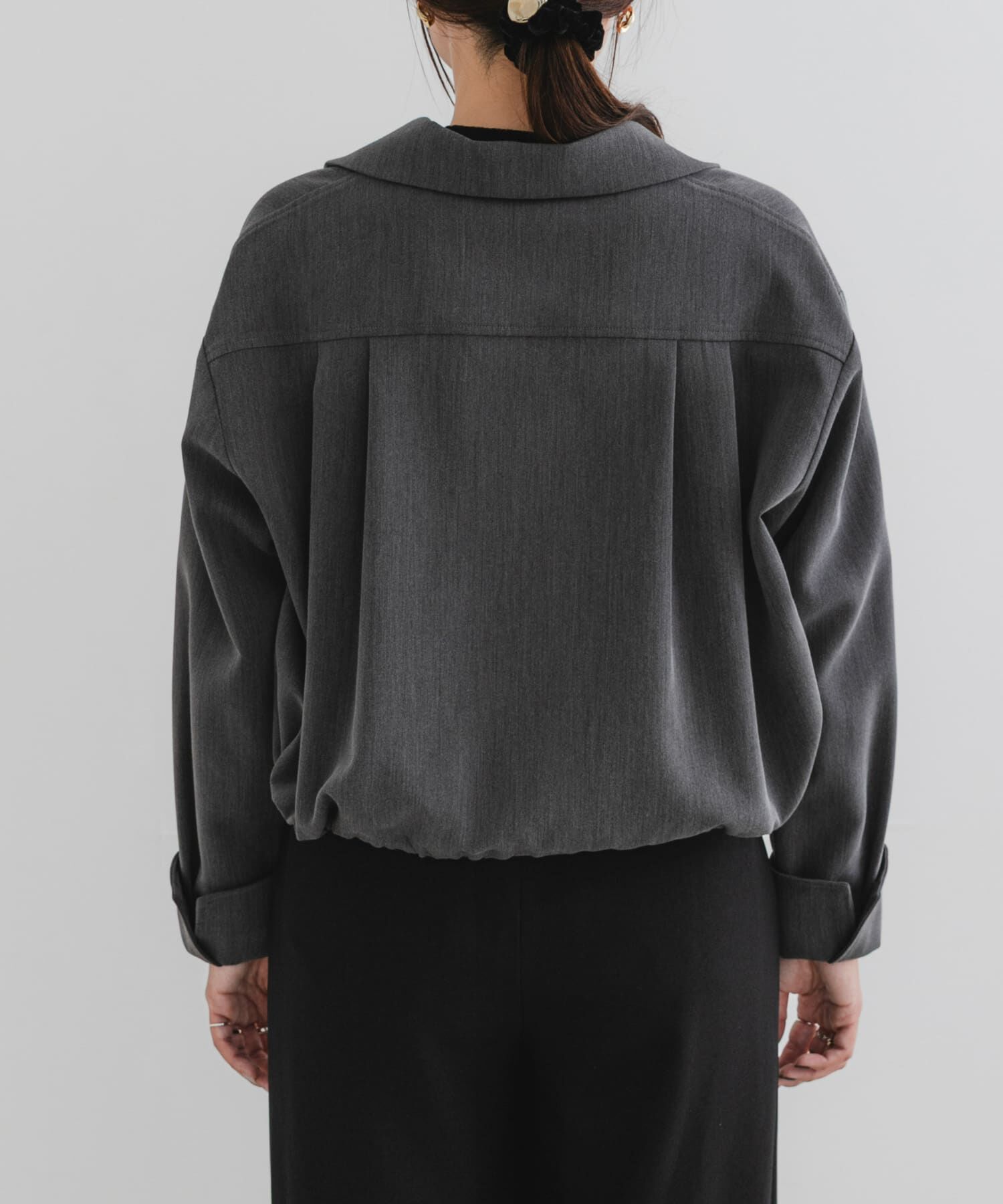 URBAN RESEARCH ROSSO「F by ROSSO　オープンカラーシャツジャケット」|ノーカラーコート|