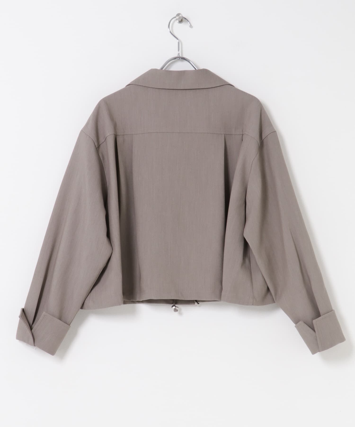 URBAN RESEARCH ROSSO「F by ROSSO　オープンカラーシャツジャケット」|ノーカラーコート|