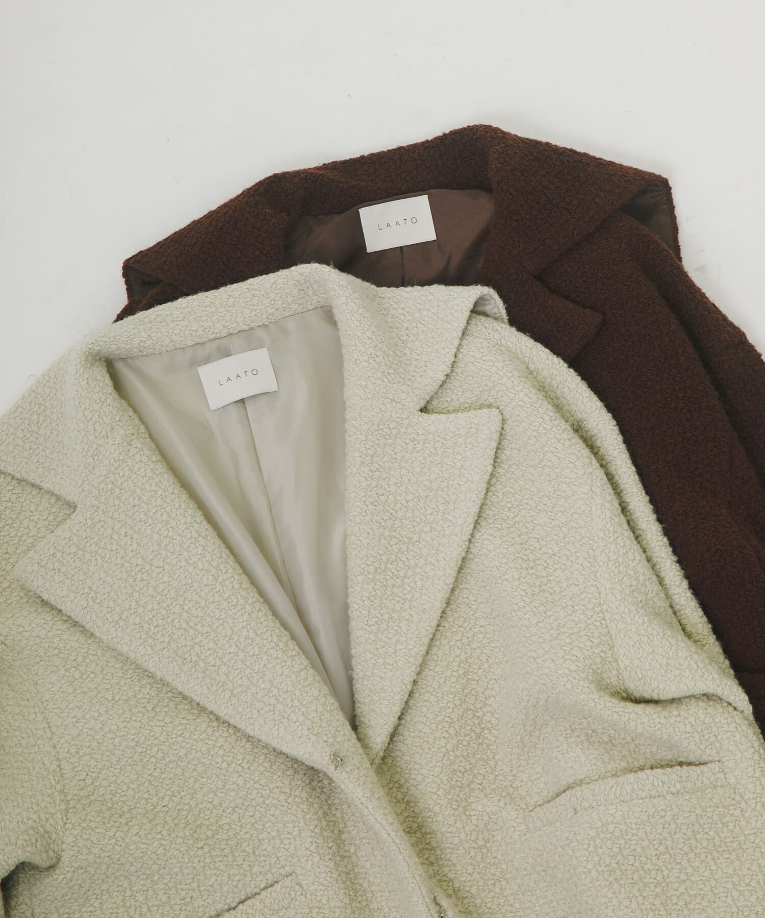 LAATO「sailor collar coat」|ノーカラーコート|