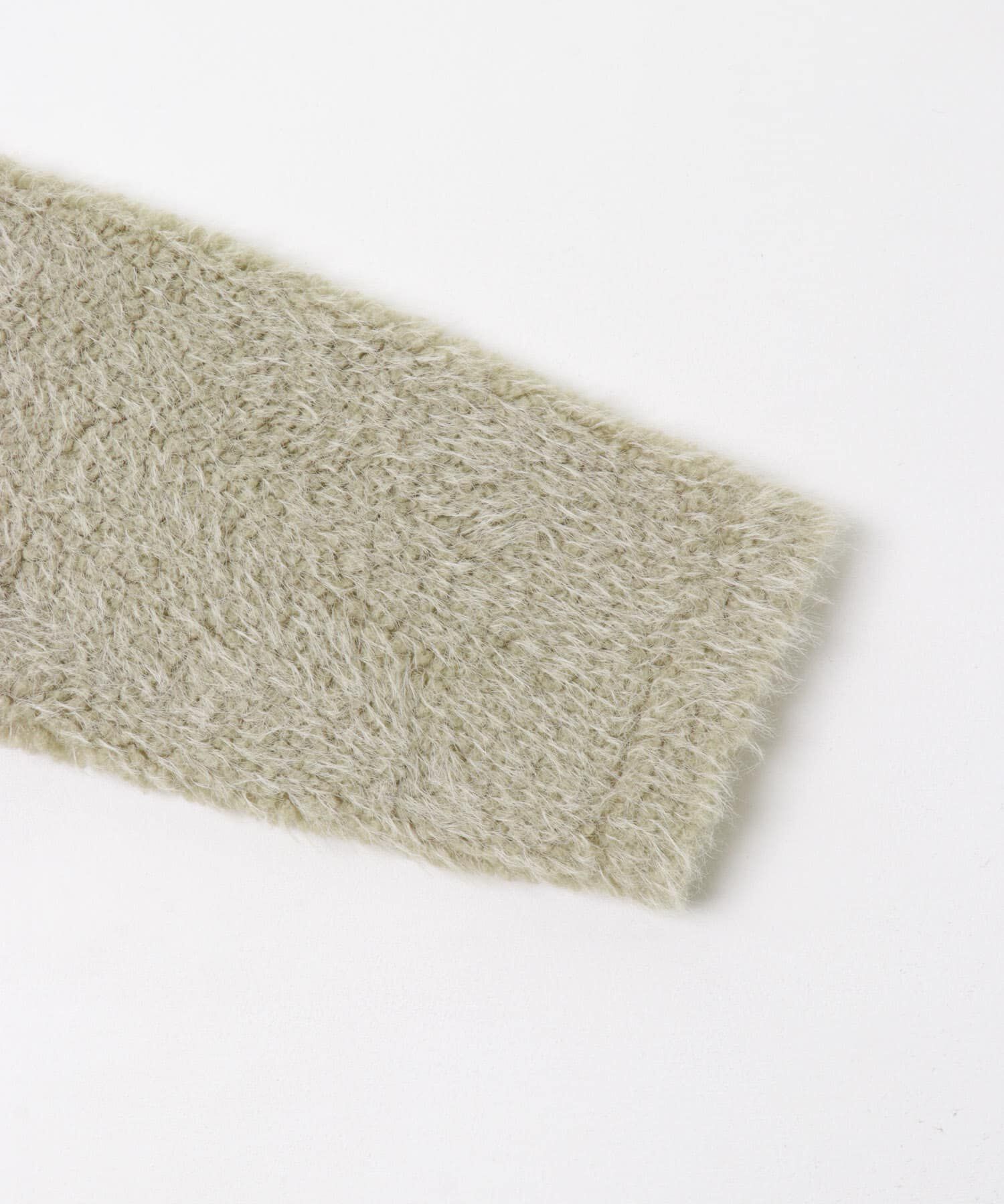 LAATO「long boa coat」|ノーカラーコート|