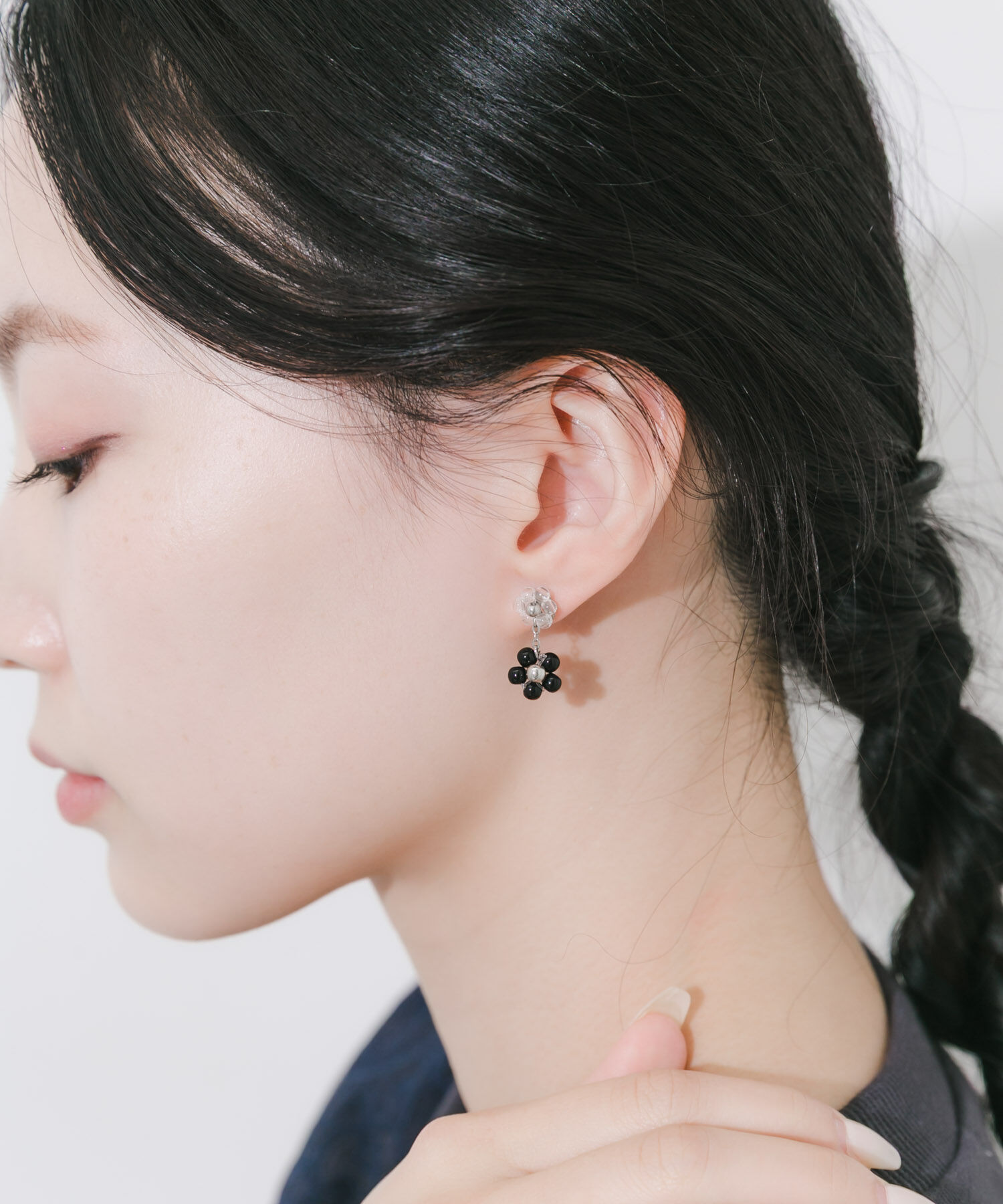 SMELLY「フラワービーズピアス」|ピアス|