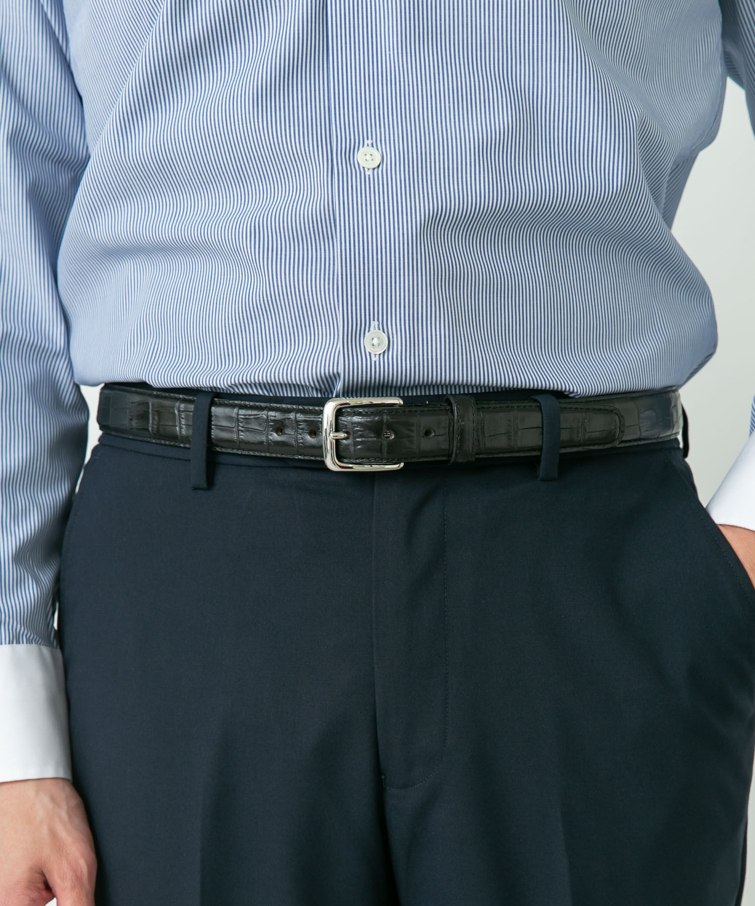 URBAN RESEARCH DOORS「LIFE STYLE TAILOR　エンボスレザーベルト」|ベルト|