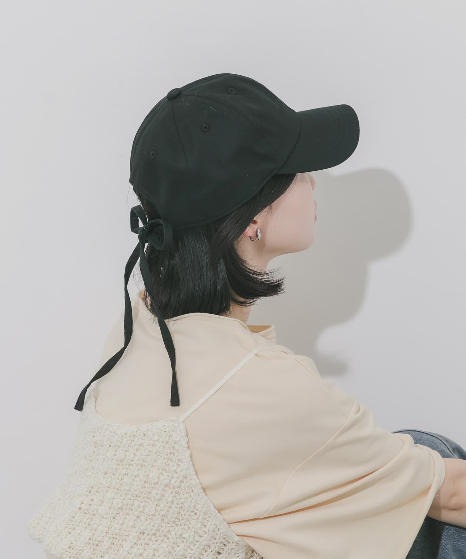 SMELLY「バックリボンキャップ」|キャップ・キャスケット|