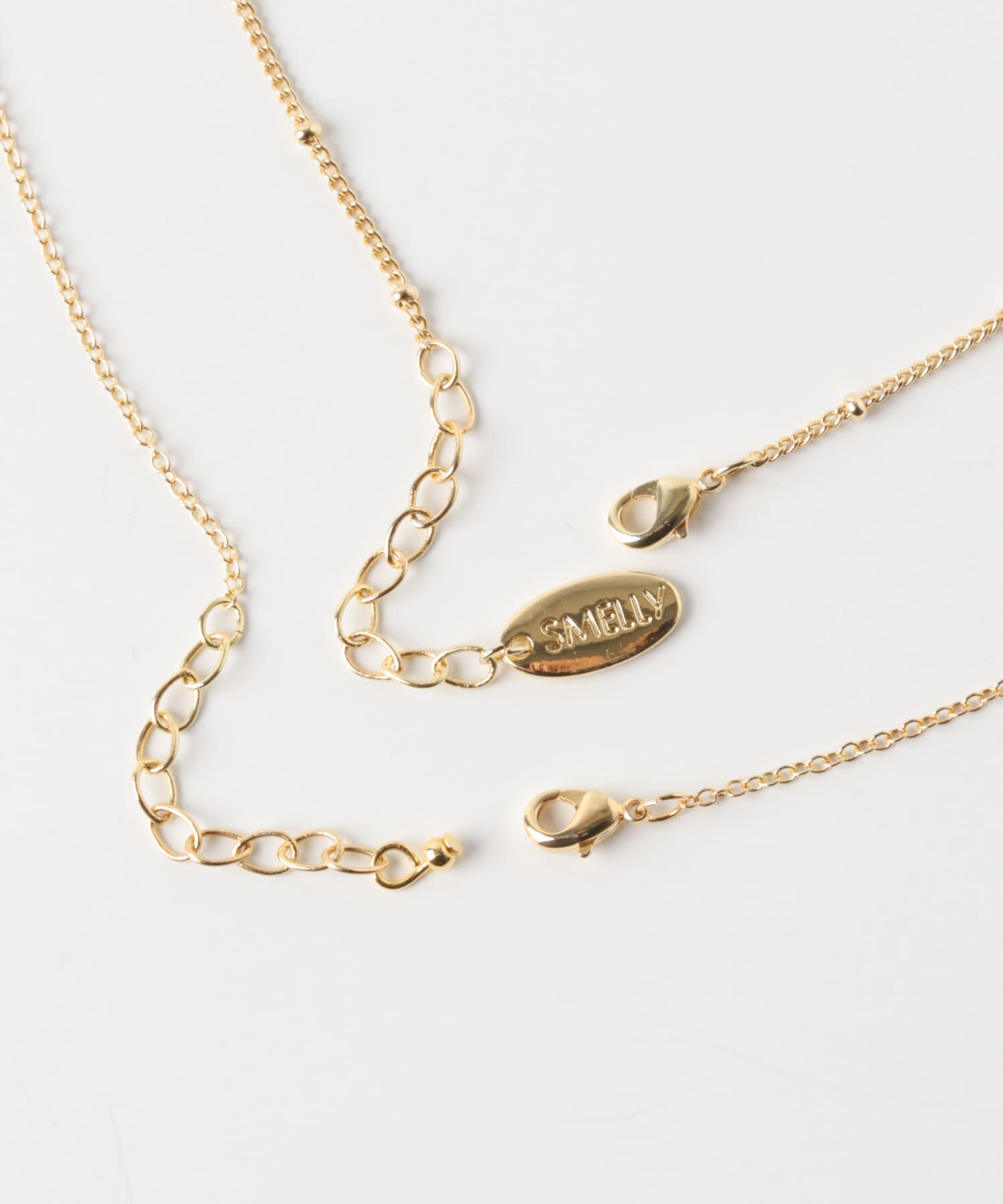 SMELLY「ビジュートップ2セットネックレス」|ネックレス|
