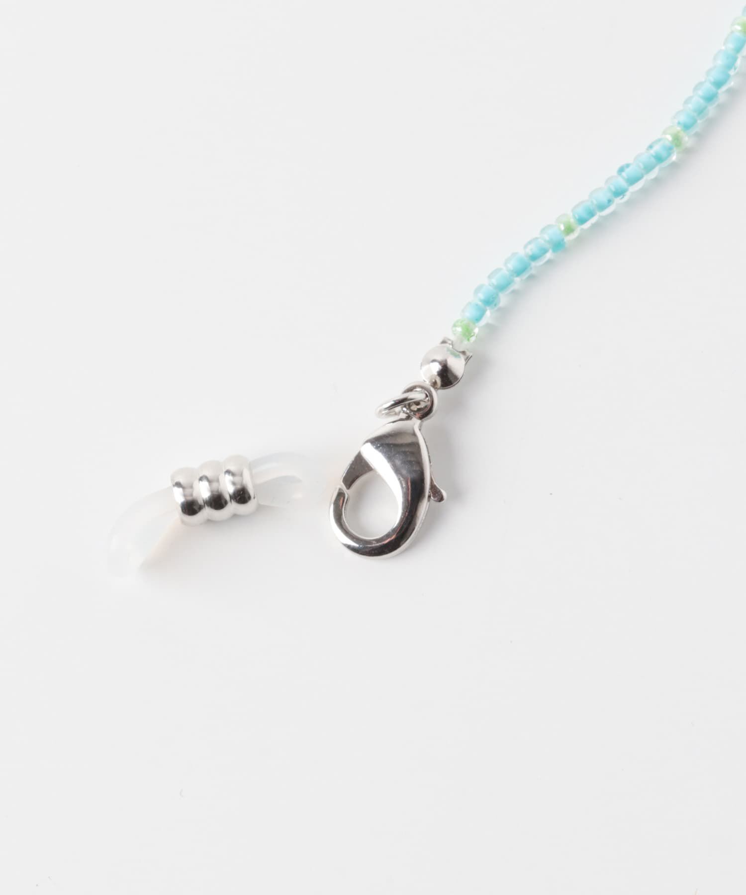 SMELLY「クリアビーズメガネチェーン」|メガネ|