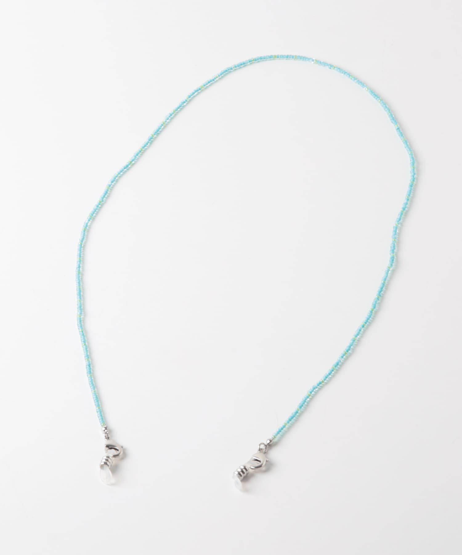 SMELLY「クリアビーズメガネチェーン」|メガネ|