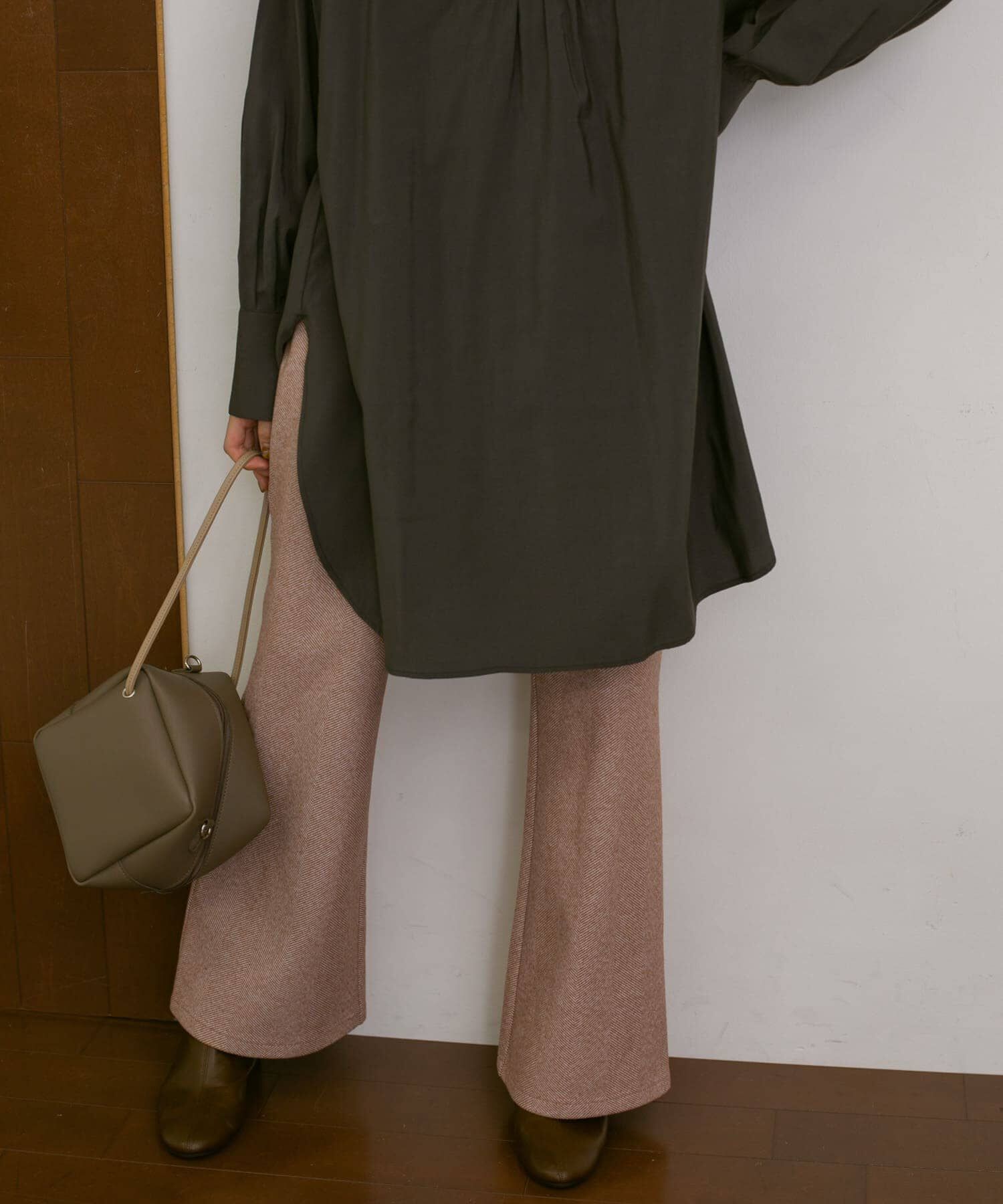  「ストレッチヘリンボンフレアーパンツ」|その他|