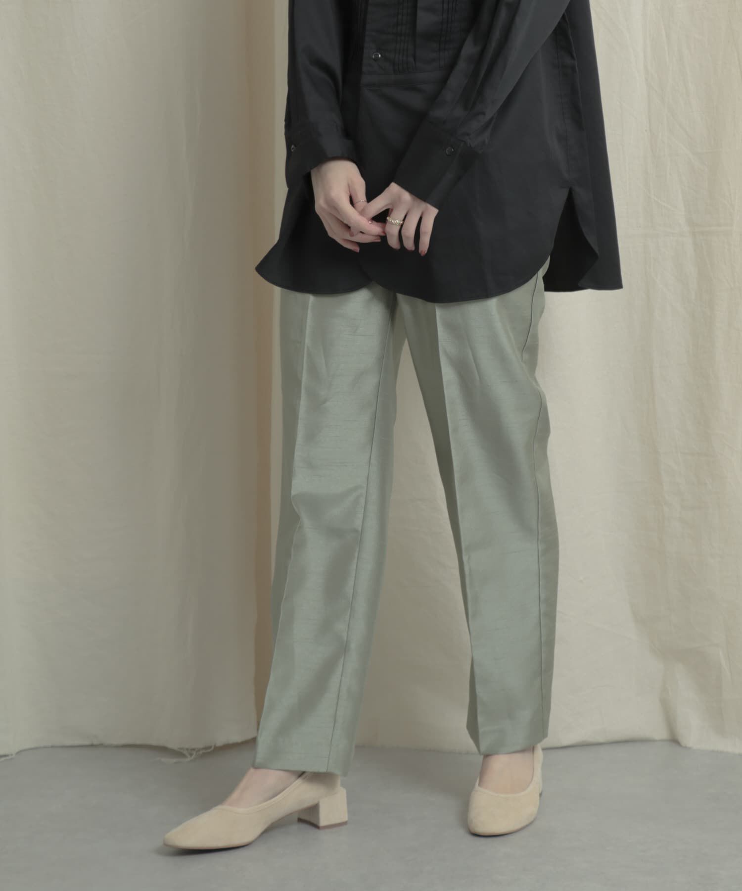 SENSE OF PLACE by URBAN RESEARCH「シャンタンテーパードパンツ」|その他|