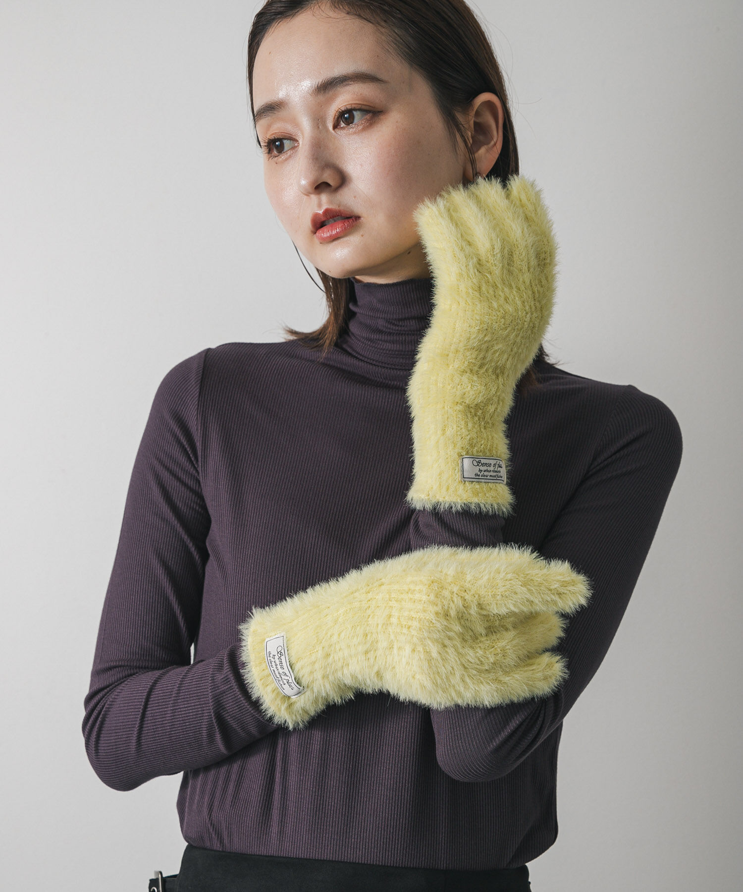 SENSE OF PLACE by URBAN RESEARCH「シャギーニットグローブ」|手袋|