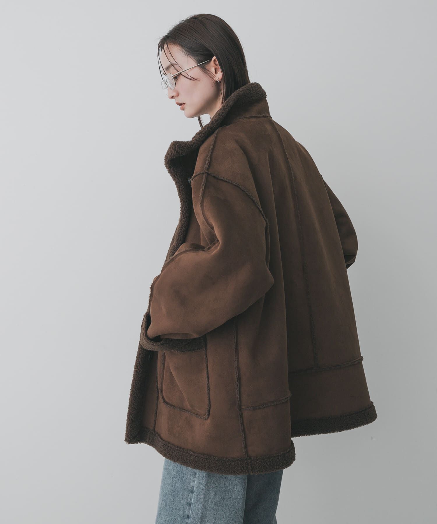 SENSE OF PLACE by URBAN RESEARCH「フェイクムートンスタンドジャケット」|その他|