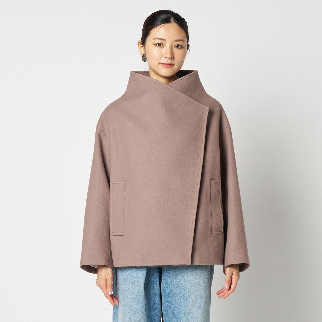 HELIOPOLE「HELIOPOLE WOOL STAND COLLAR BLOUSON」|ブルゾン・スタジャン|