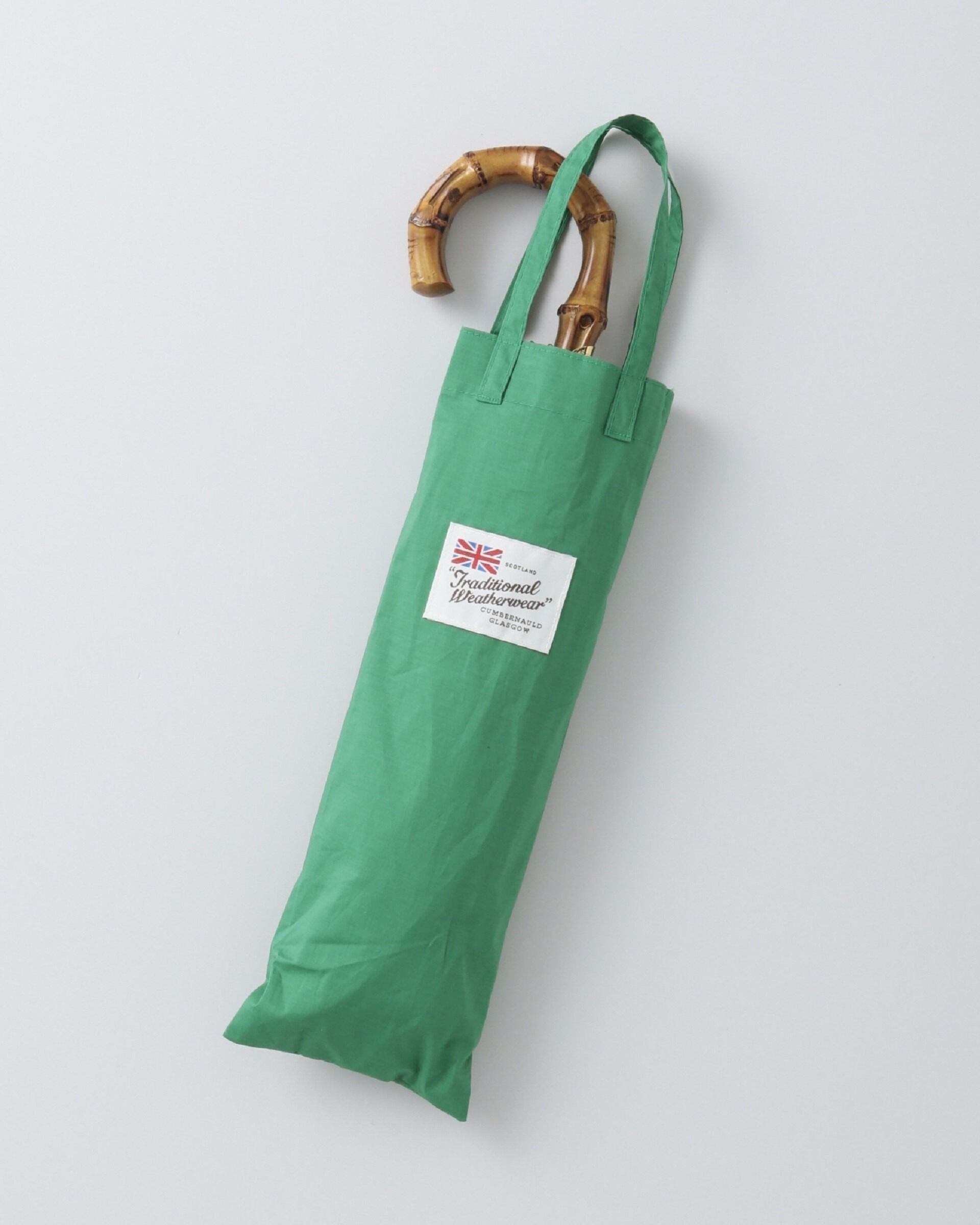 Traditional Weatherwear「FOLDING UMBRELLA BAMBOO」|傘|ﾌﾞﾗｲﾄｸﾞﾘｰﾝ