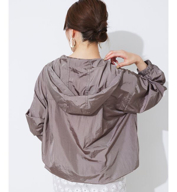 le.coeur blanc「シャイニーナイロンアノラックパーカー」|その他|