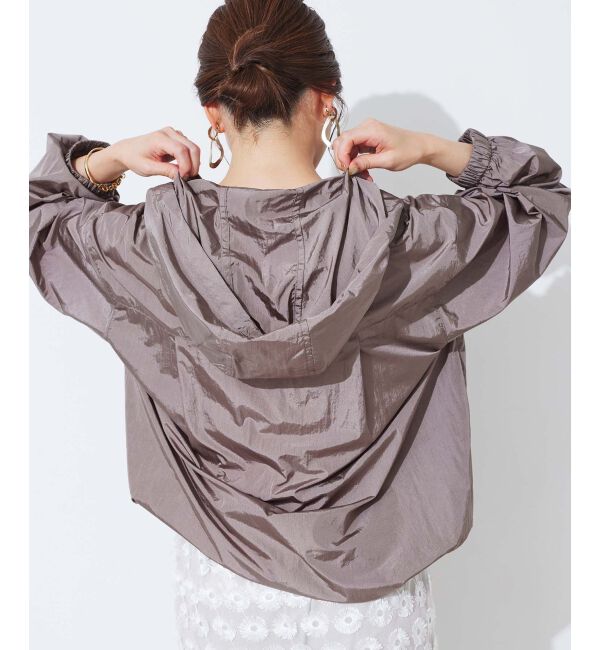 le.coeur blanc「シャイニーナイロンアノラックパーカー」|その他|