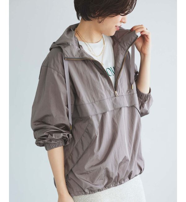 le.coeur blanc「シャイニーナイロンアノラックパーカー」|その他|