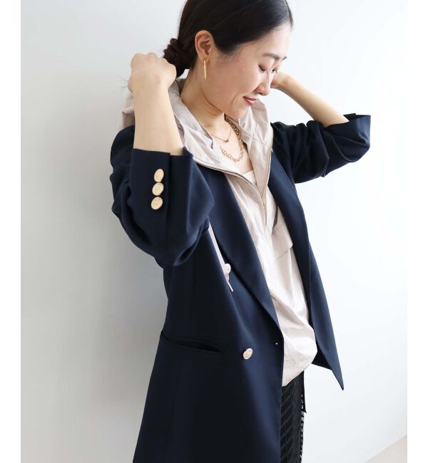 le.coeur blanc「シャイニーナイロンアノラックパーカー」|その他|