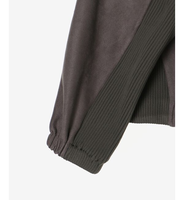  「異素材ボリュームスリーブブルゾン」|ブルゾン・スタジャン|