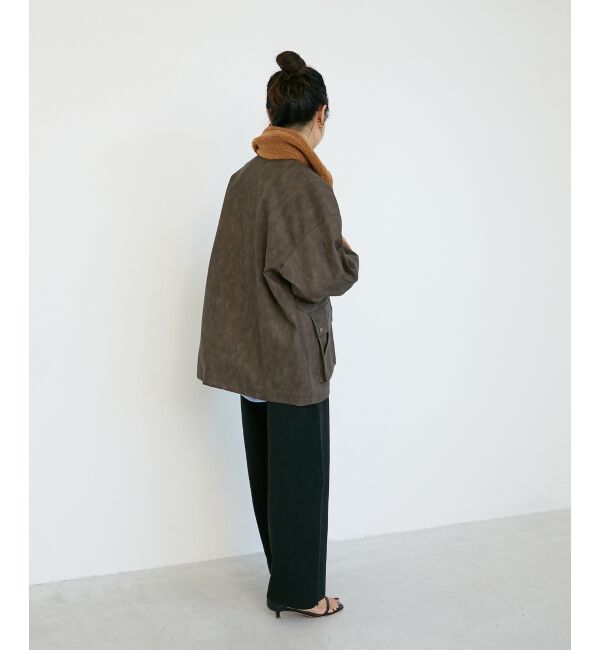  「《WEB限定アイテム》ヴィンテージライクボアカラーブルゾン」|ブルゾン・スタジャン|