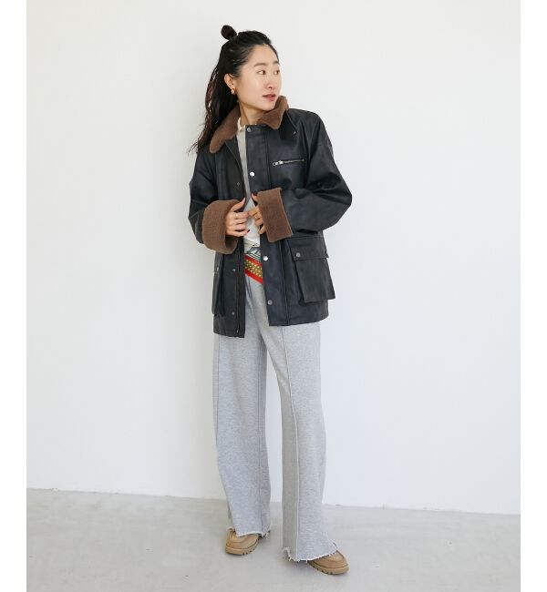  「《WEB限定アイテム》ヴィンテージライクボアカラーブルゾン」|ブルゾン・スタジャン|