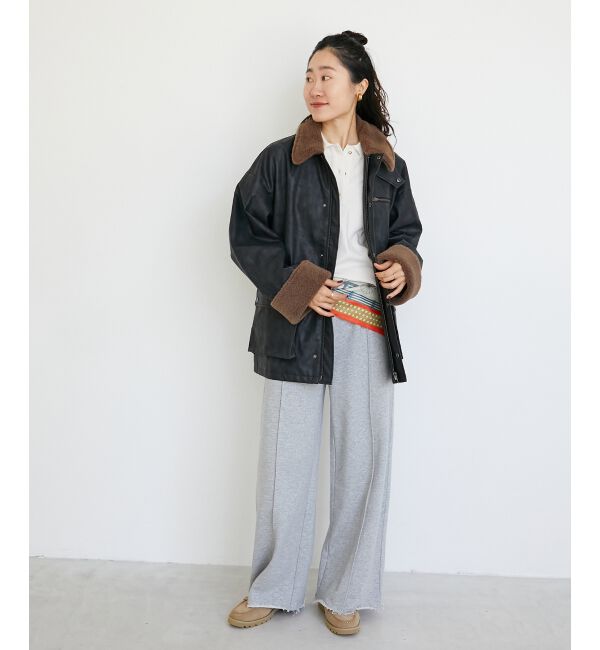  「《WEB限定アイテム》ヴィンテージライクボアカラーブルゾン」|ブルゾン・スタジャン|